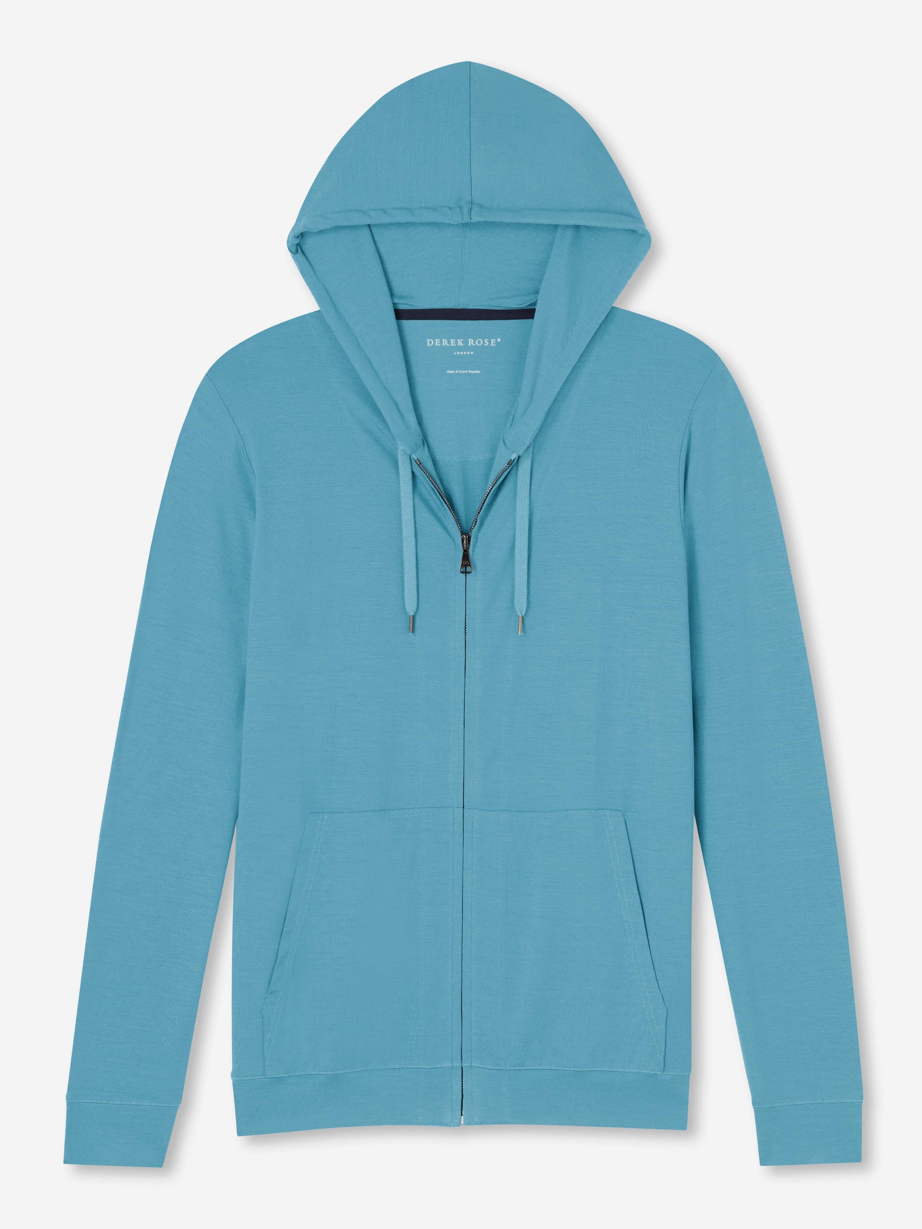 Men's Hoodie Basel Micro Modal Stretch Harbour Blue