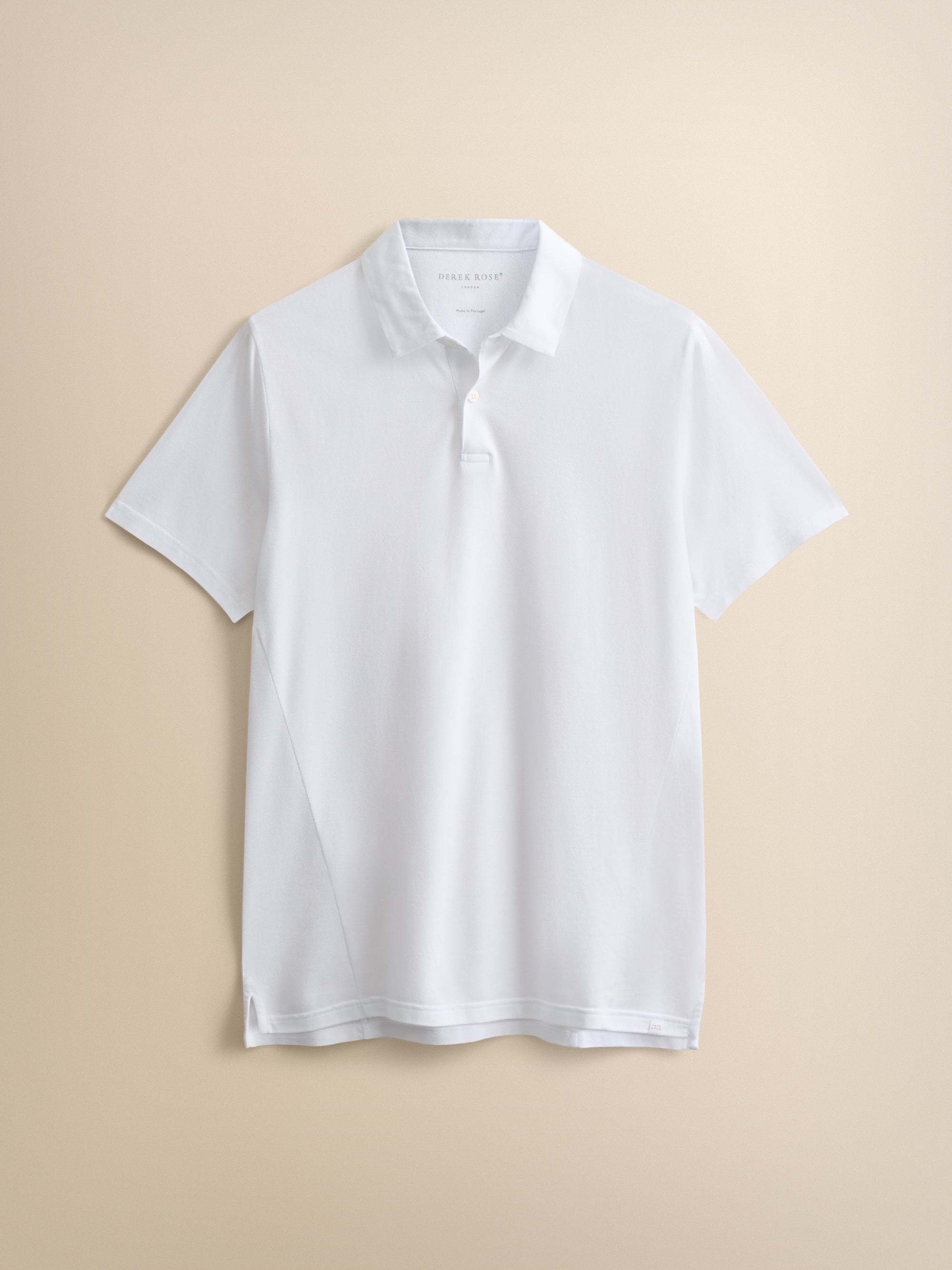 Ramsay Cotton Blend Polo Shirt White