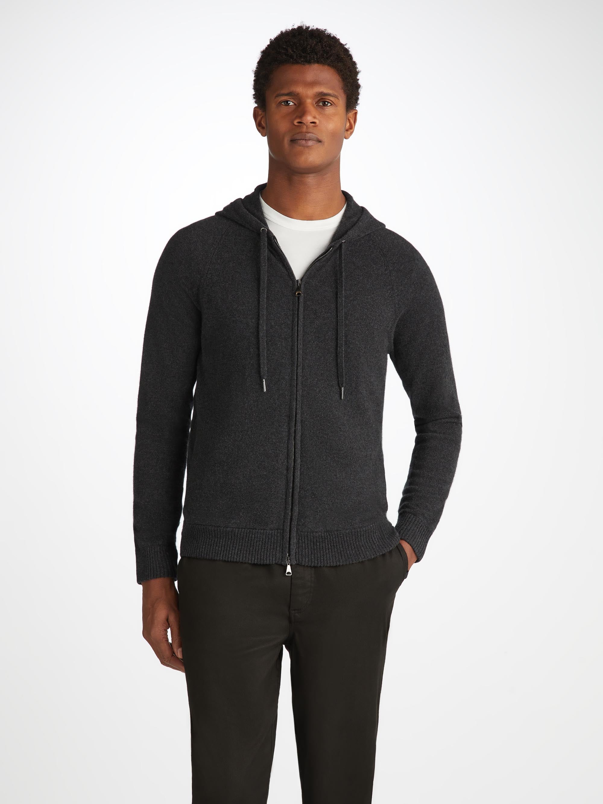 Men's Hoodie Finley Cashmere Charcoal