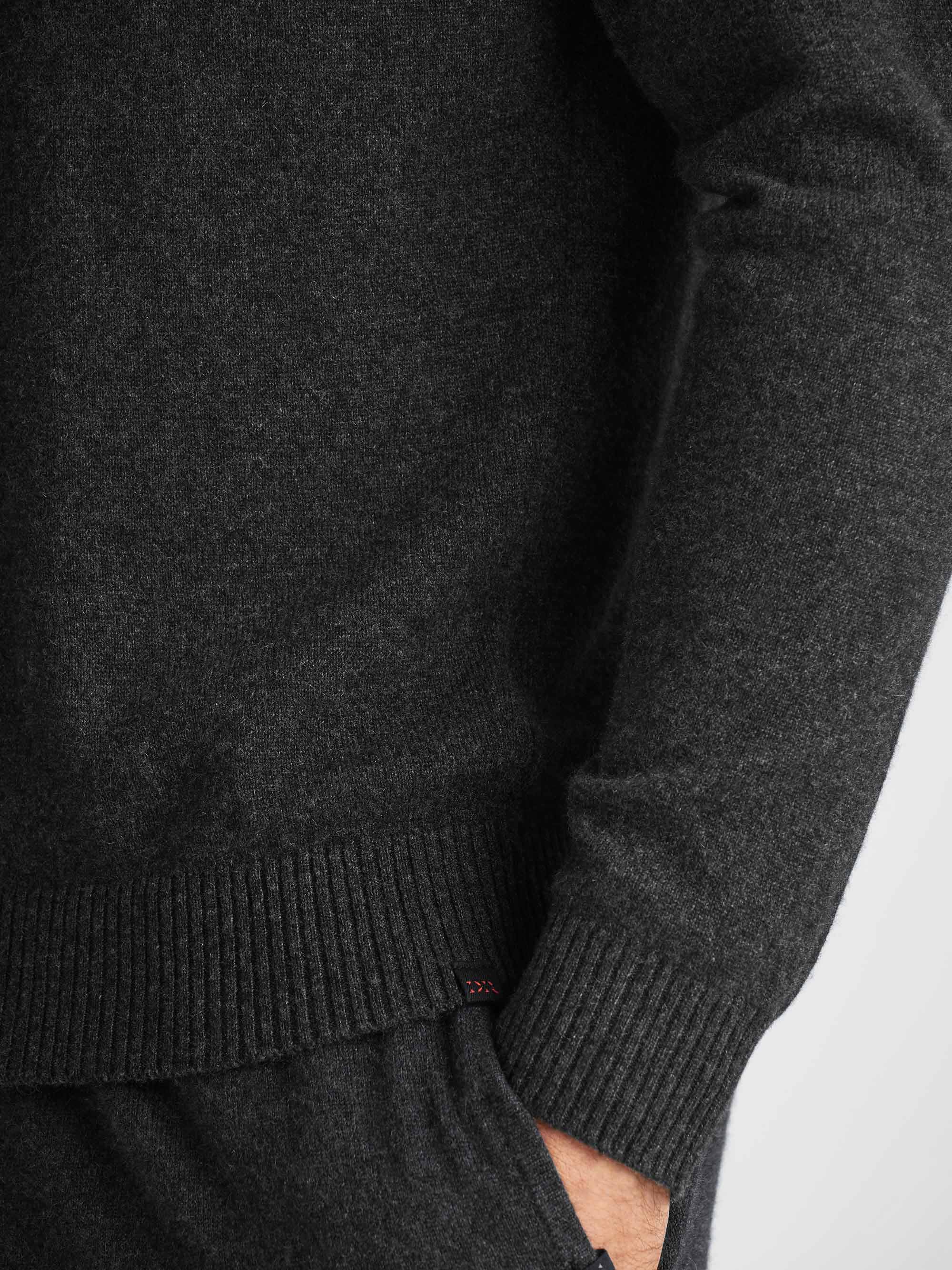 Men's Sweater Finley Cashmere Charcoal