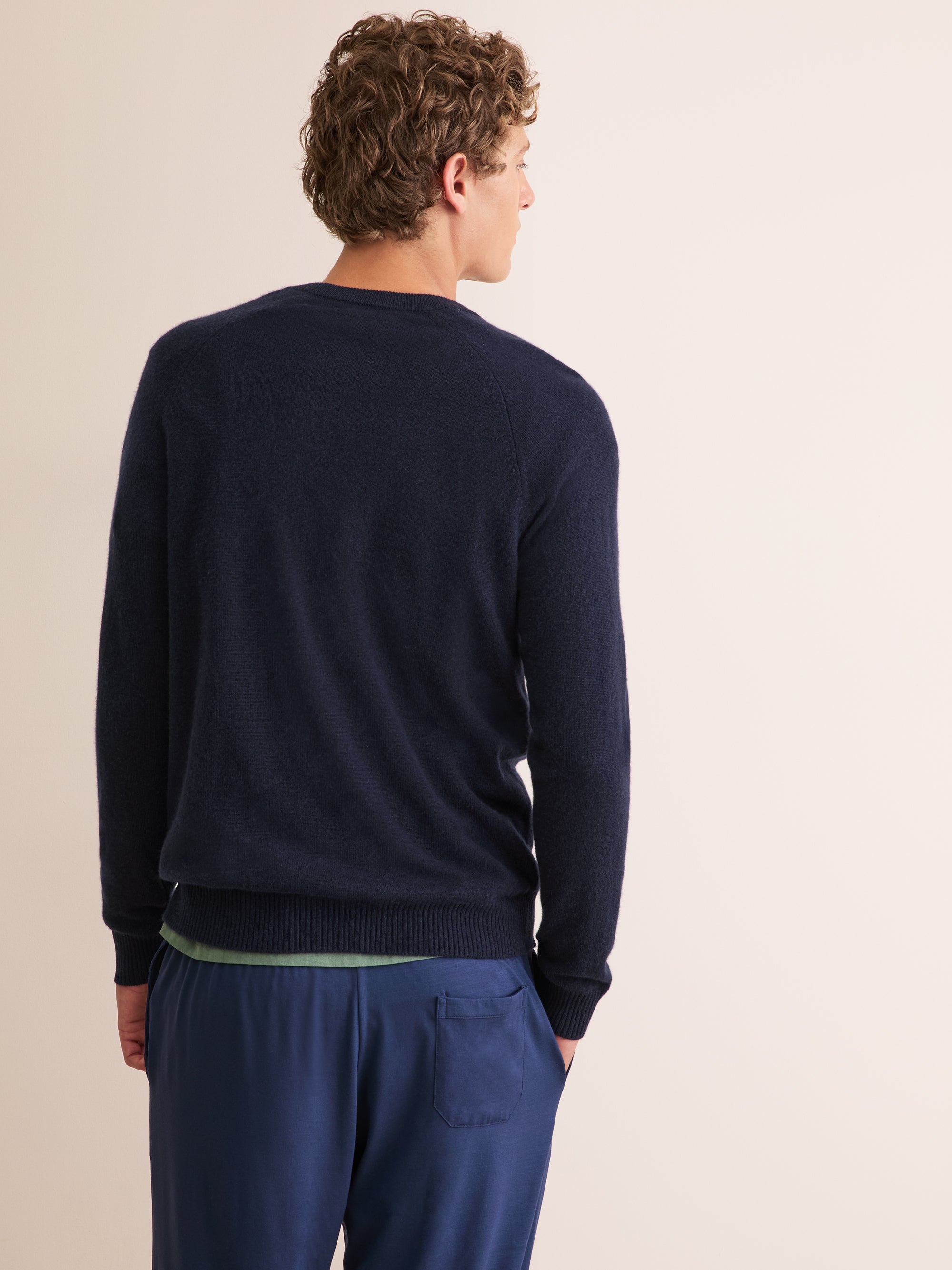 Men's Sweater Finley Cashmere Navy