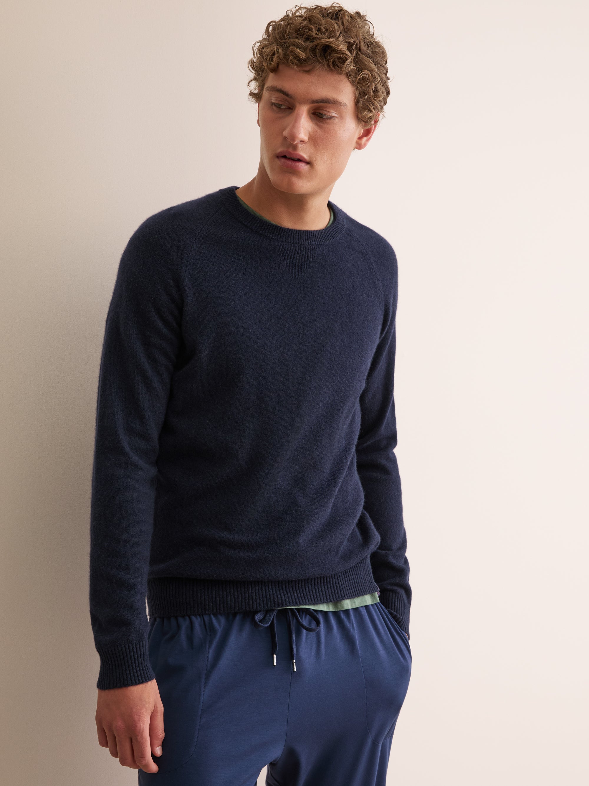 Men's Sweater Finley Cashmere Navy