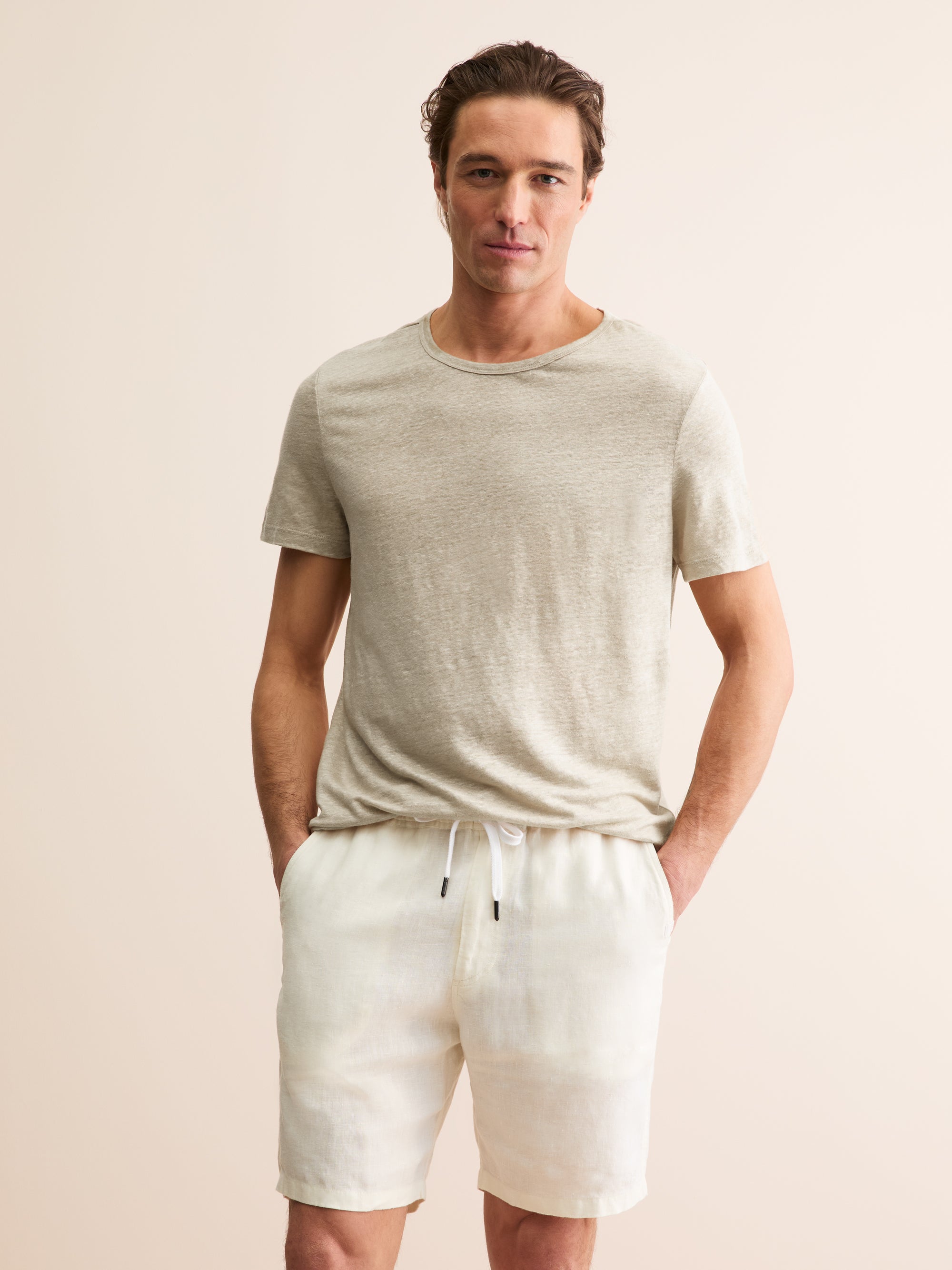 Men's T-Shirt Jordan Linen Beige