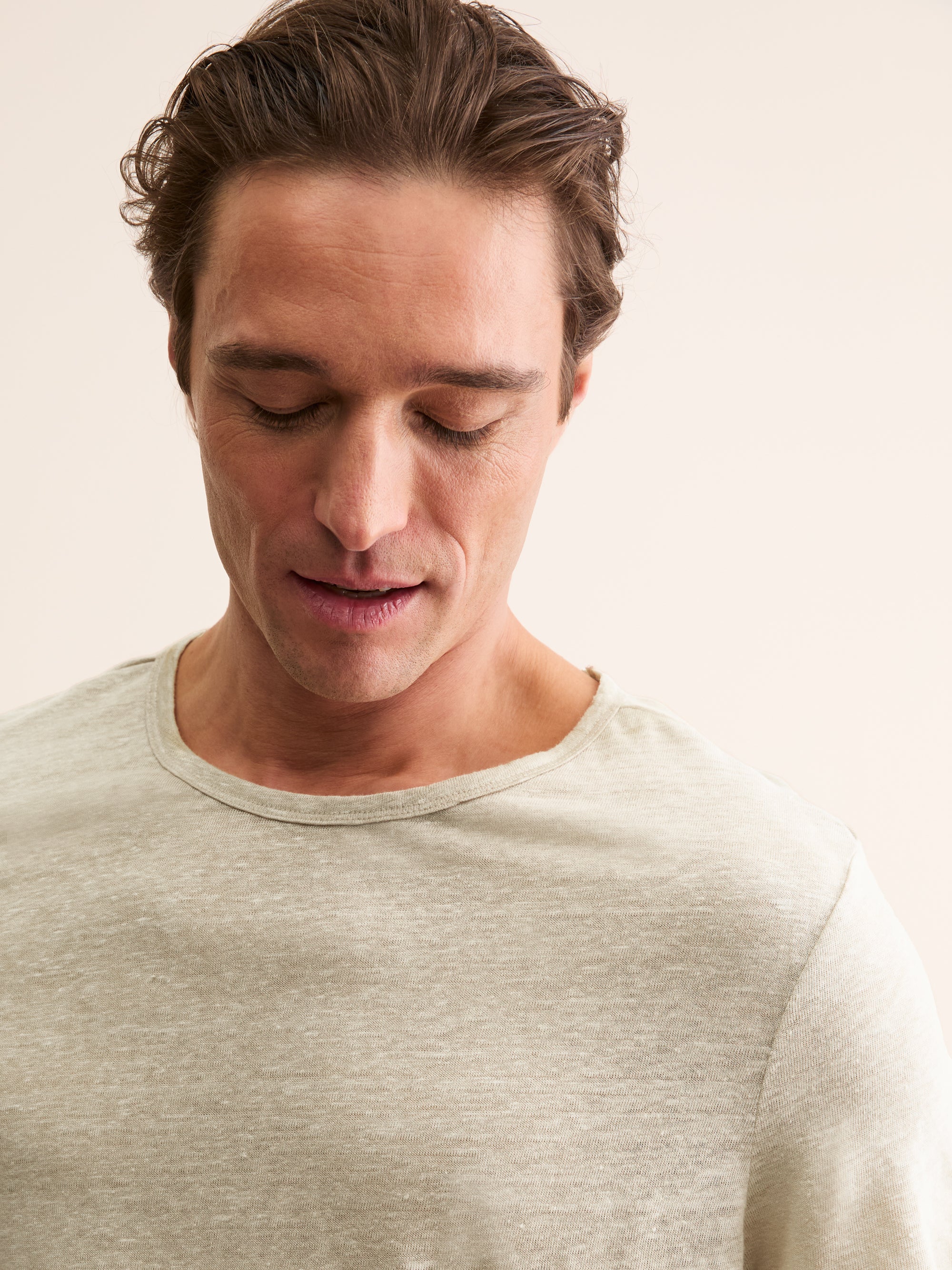 Men's T-Shirt Jordan Linen Beige