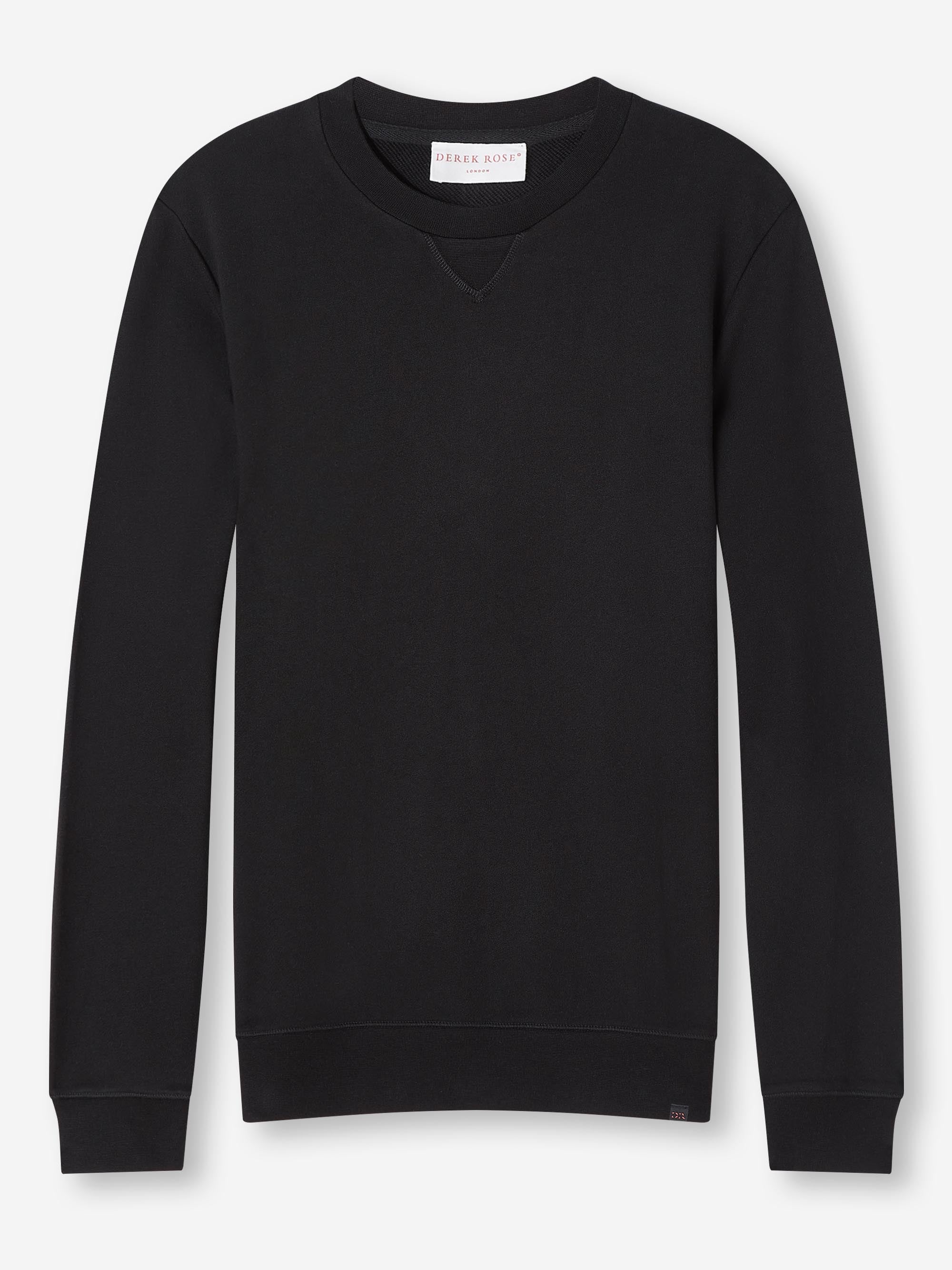 Men's Sweatshirt Quinn Cotton Modal Black