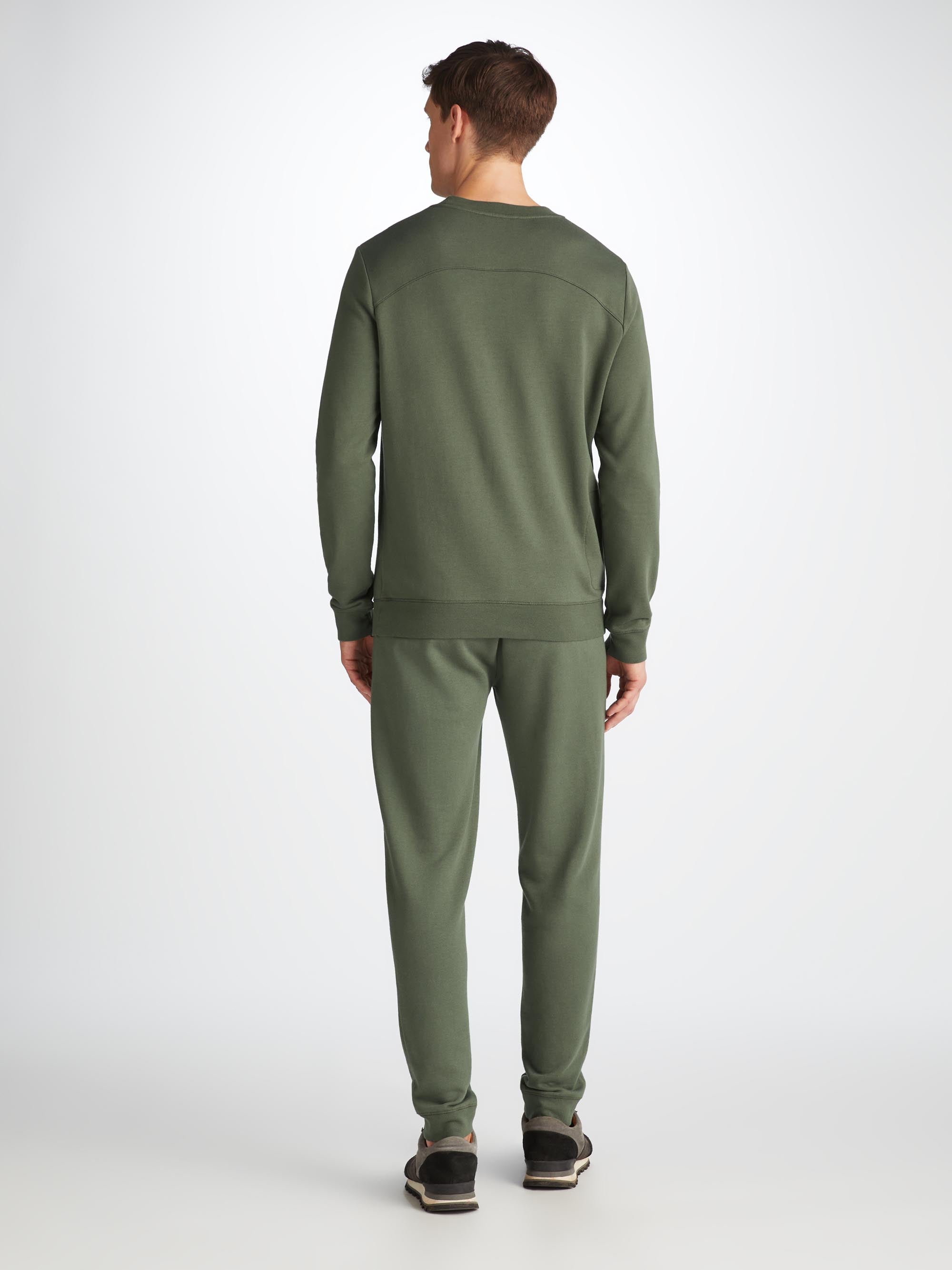 Men's Sweatshirt Quinn Cotton Modal Soft Green