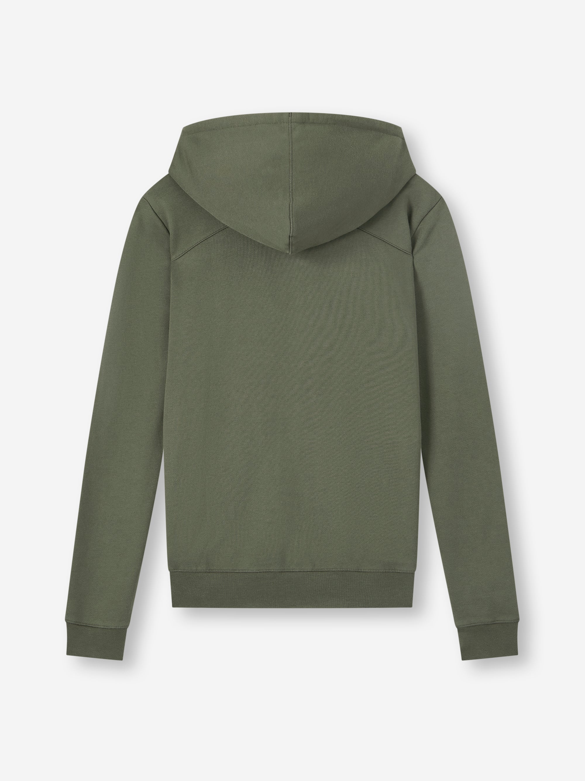 Men's Zip Up Hoodie Quinn Cotton Modal Khaki
