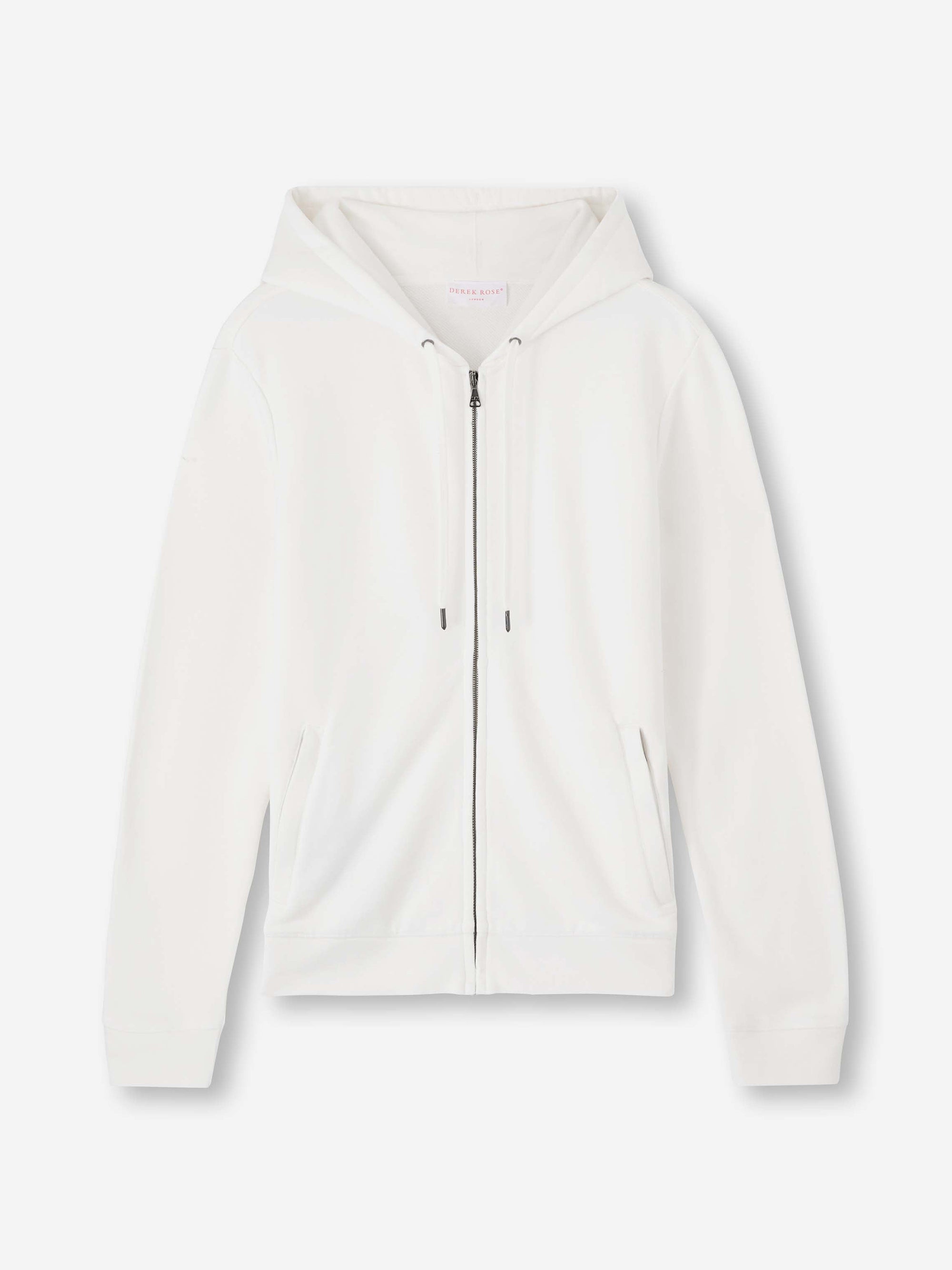 Men's Hoodie Quinn Cotton Modal White