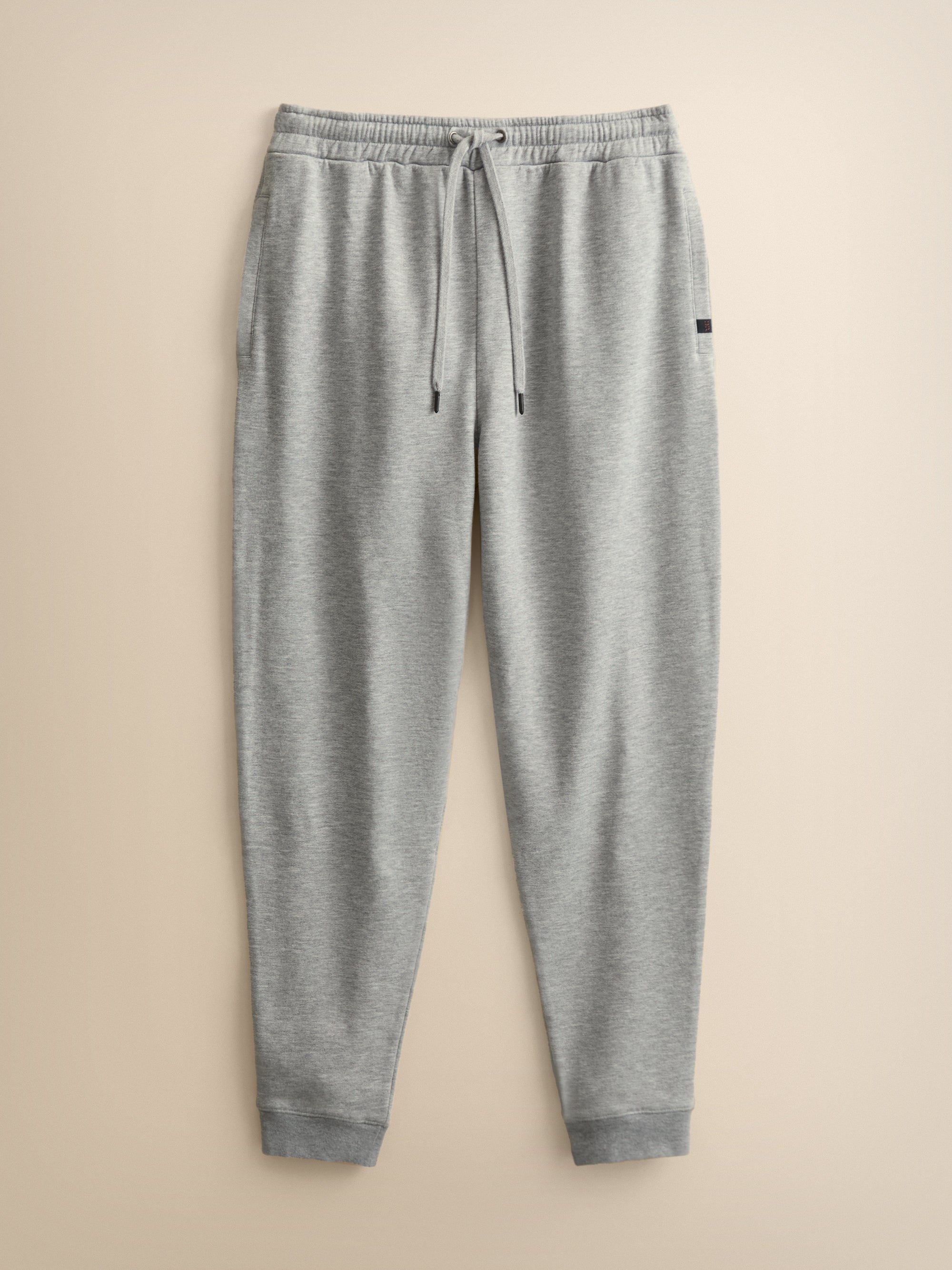 Harley Cotton Modal Cuffed Sweatpants Silver Gray