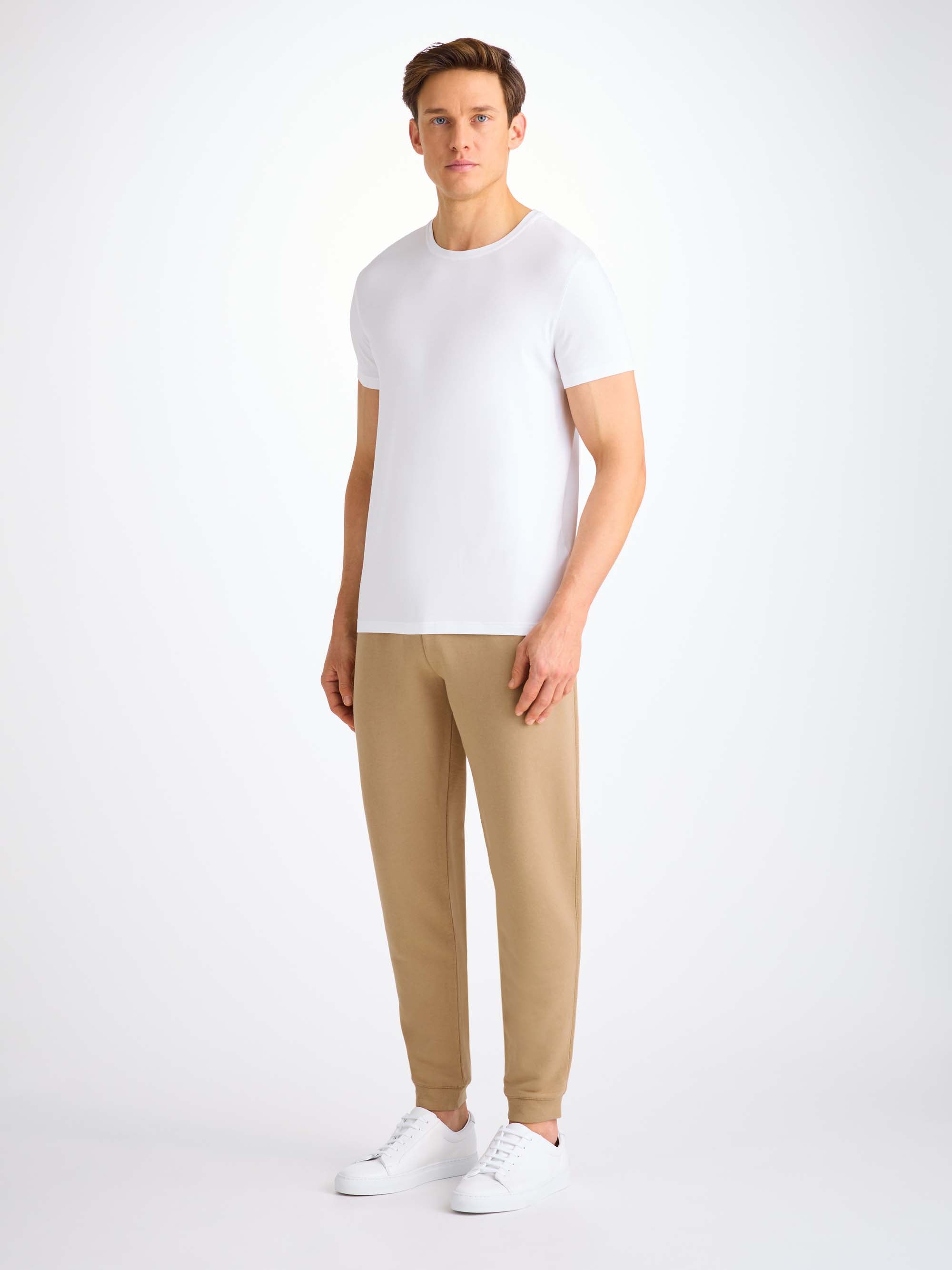 Men's Sweatpants Quinn Cotton Modal Camel