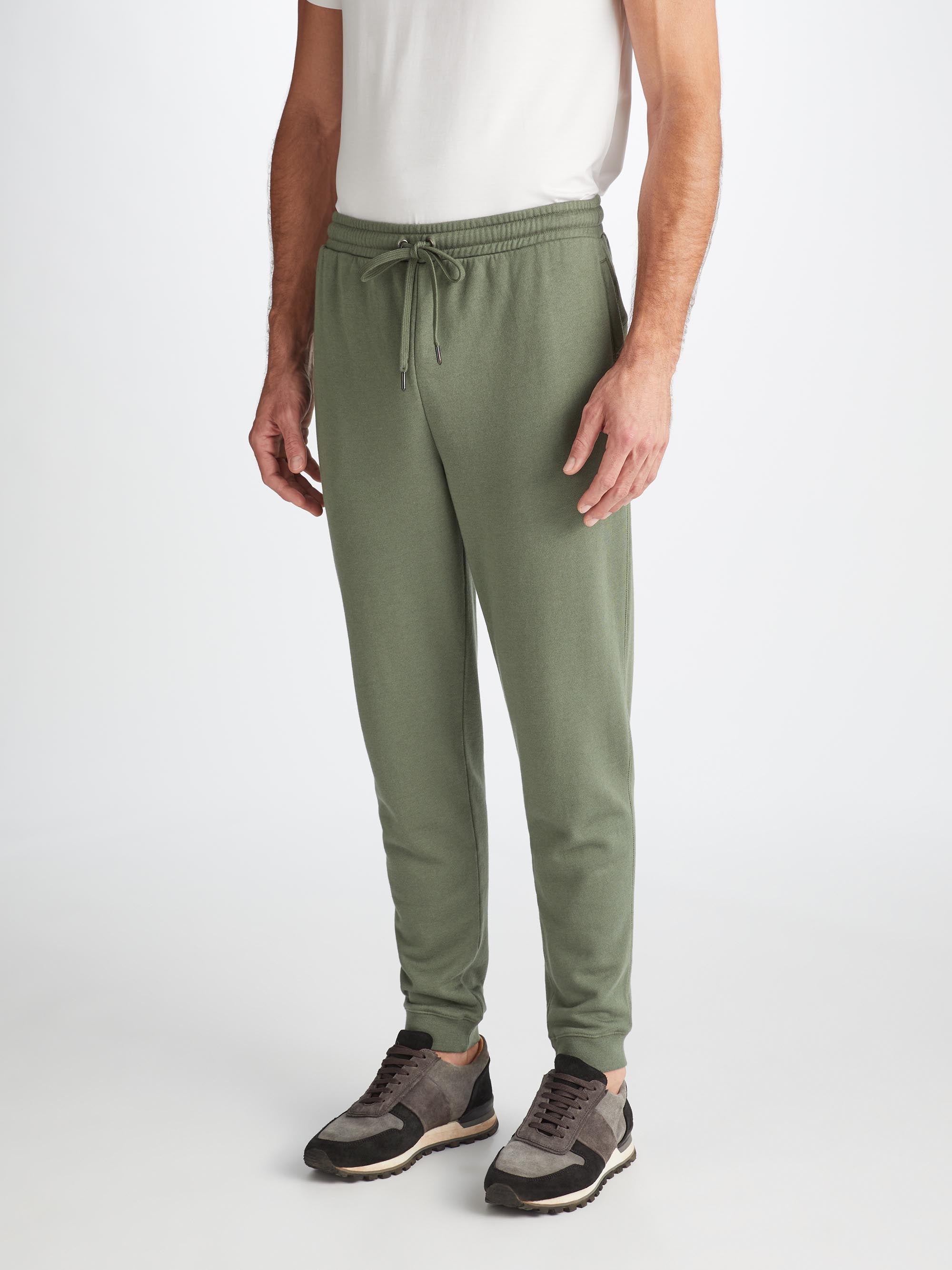 Men's Sweatpants Quinn Cotton Modal Soft Green