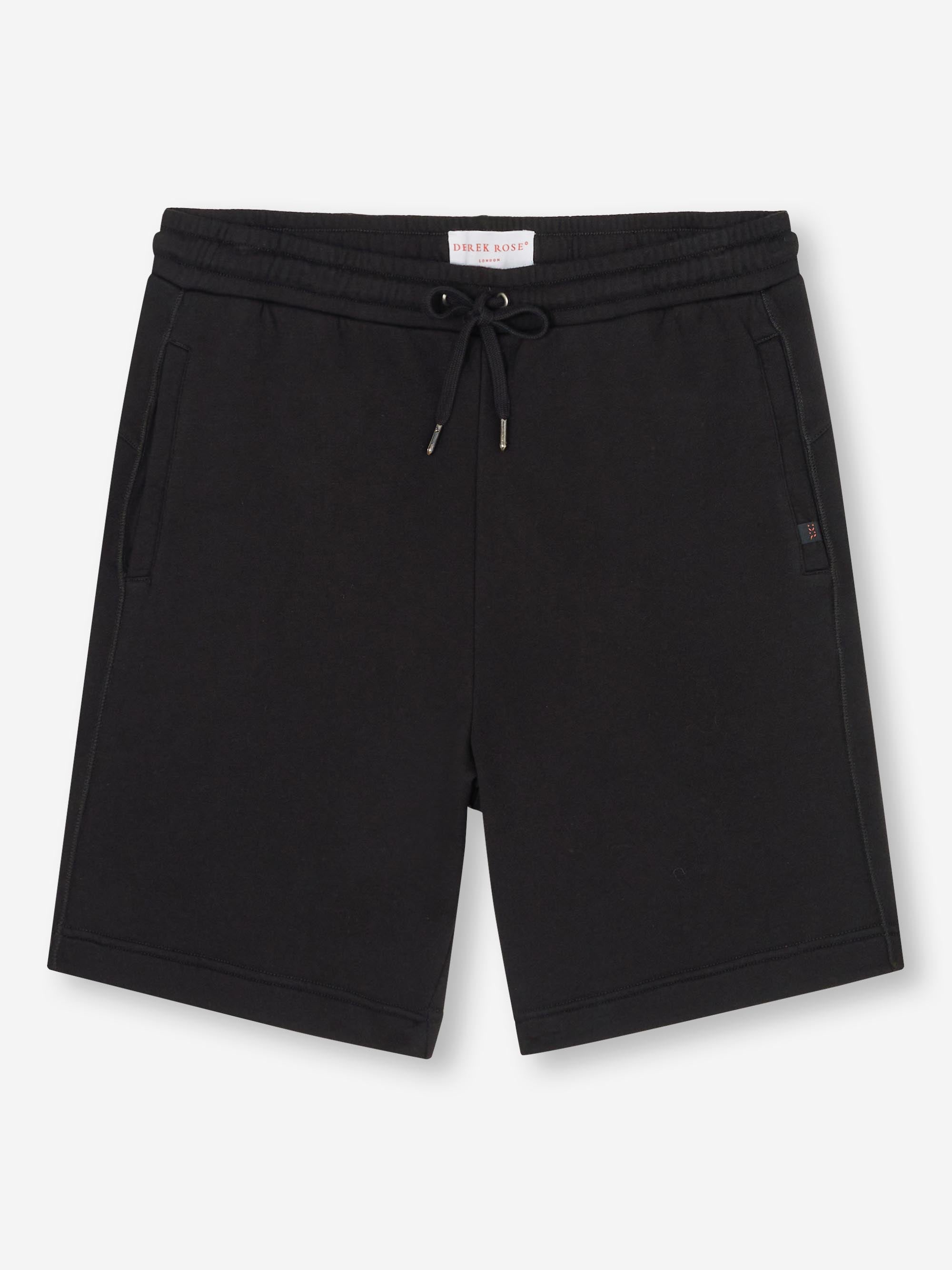 Men's Sweat Shorts Quinn Cotton Modal Black