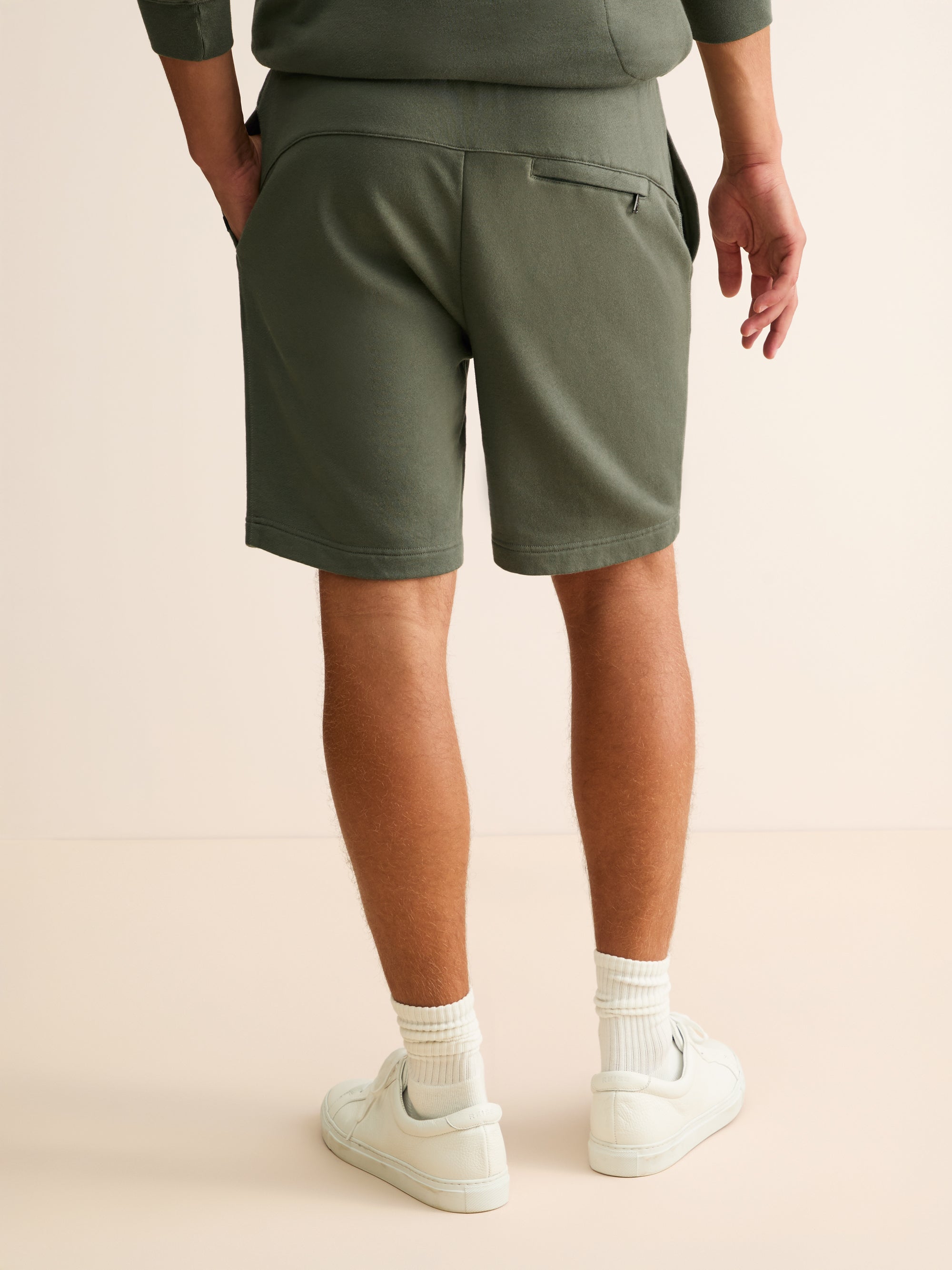 Men's Sweat Shorts Quinn Cotton Modal Khaki