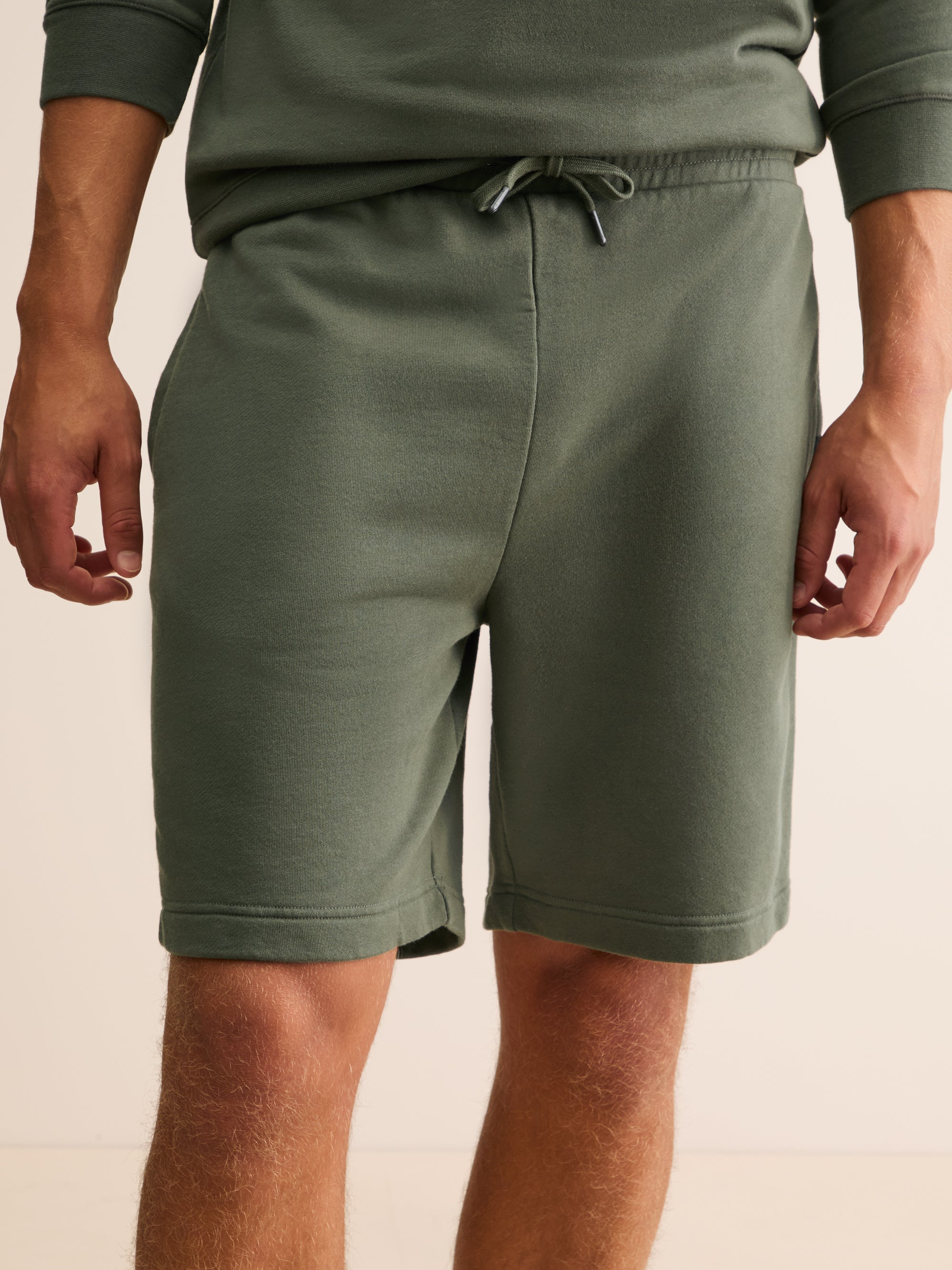 Men's Sweat Shorts Quinn Cotton Modal Khaki