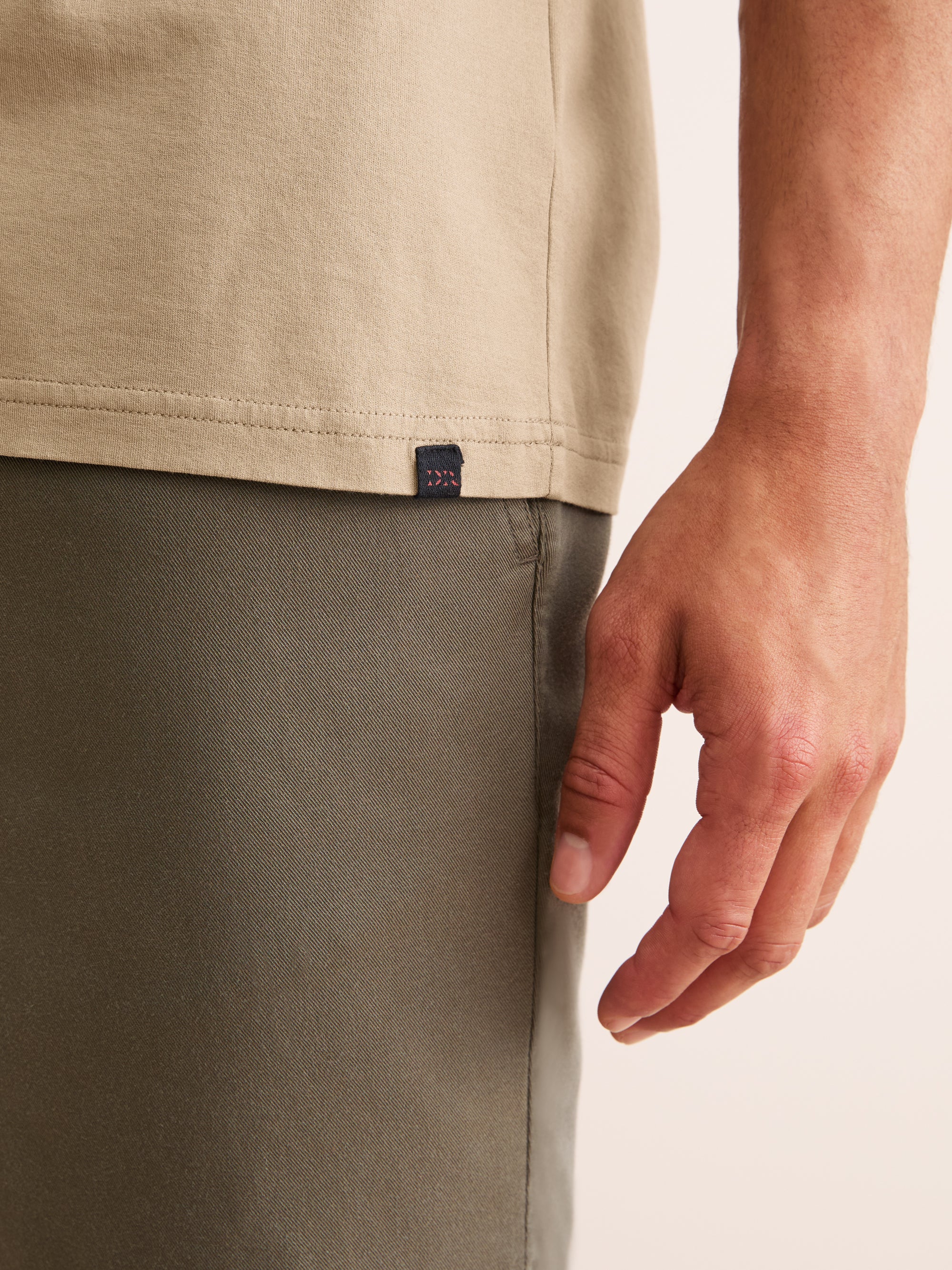 Men's T-Shirt Barny Pima Cotton Taupe