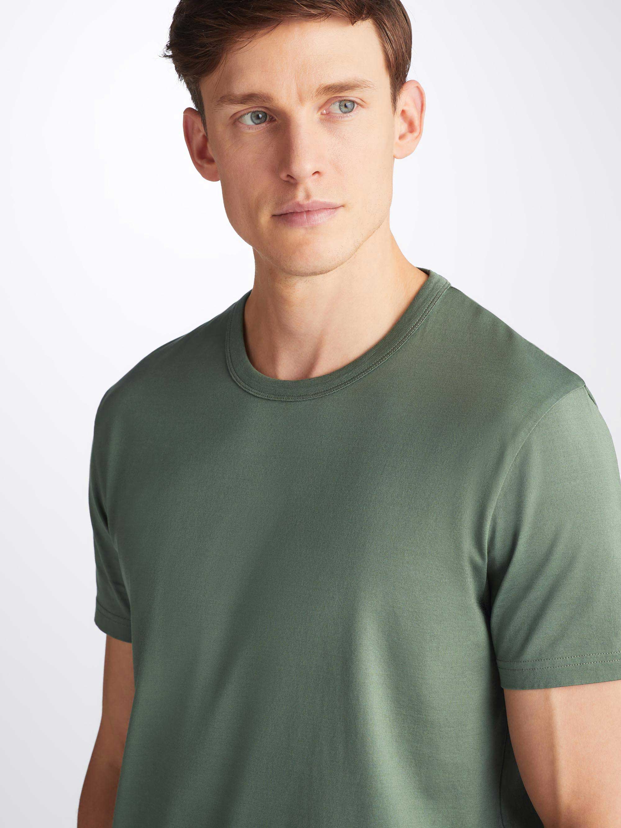 Men's T-Shirt Barny Pima Cotton Soft Green