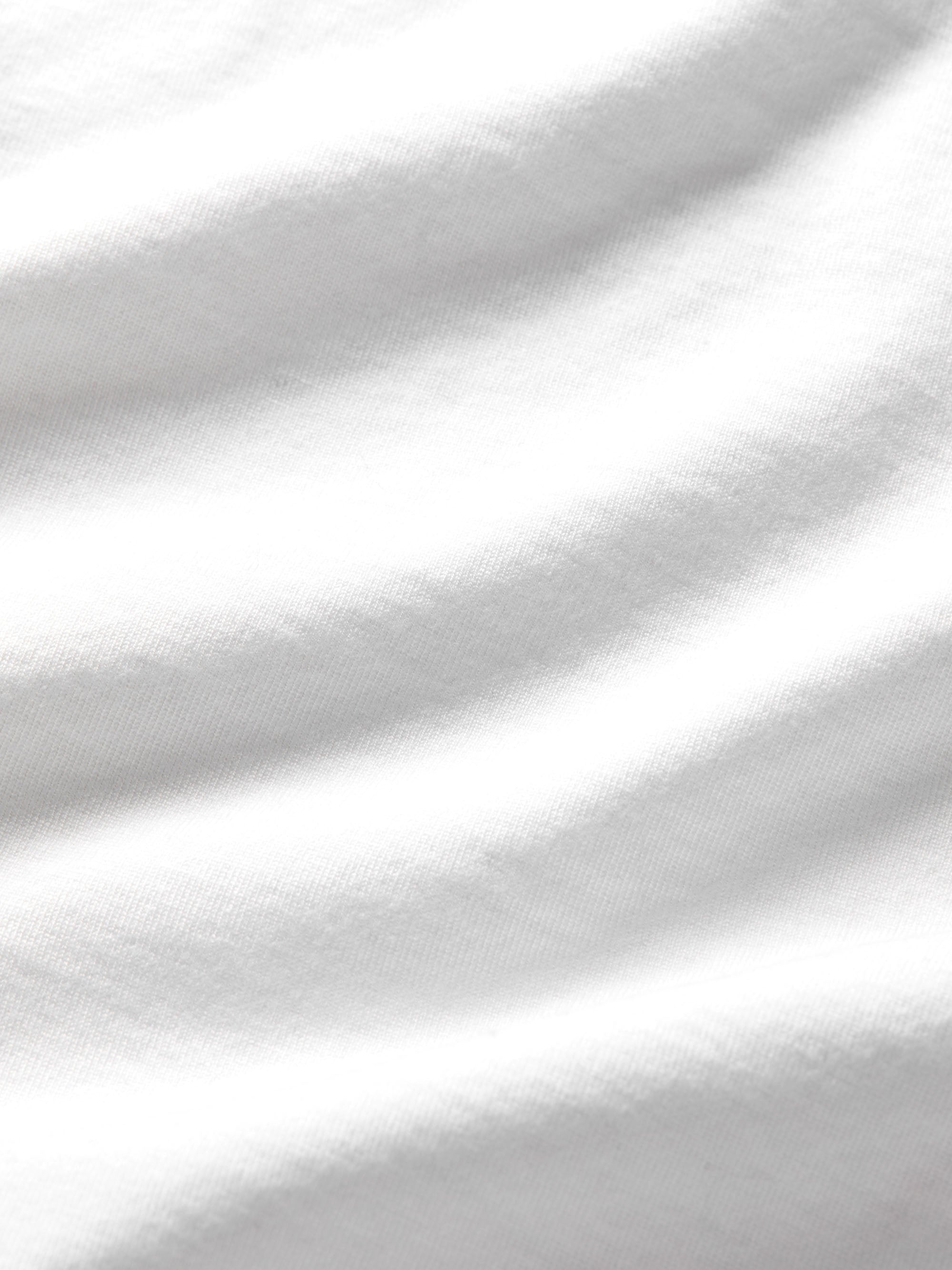 Men's Long Sleeve T-Shirt Barny Pima Cotton White