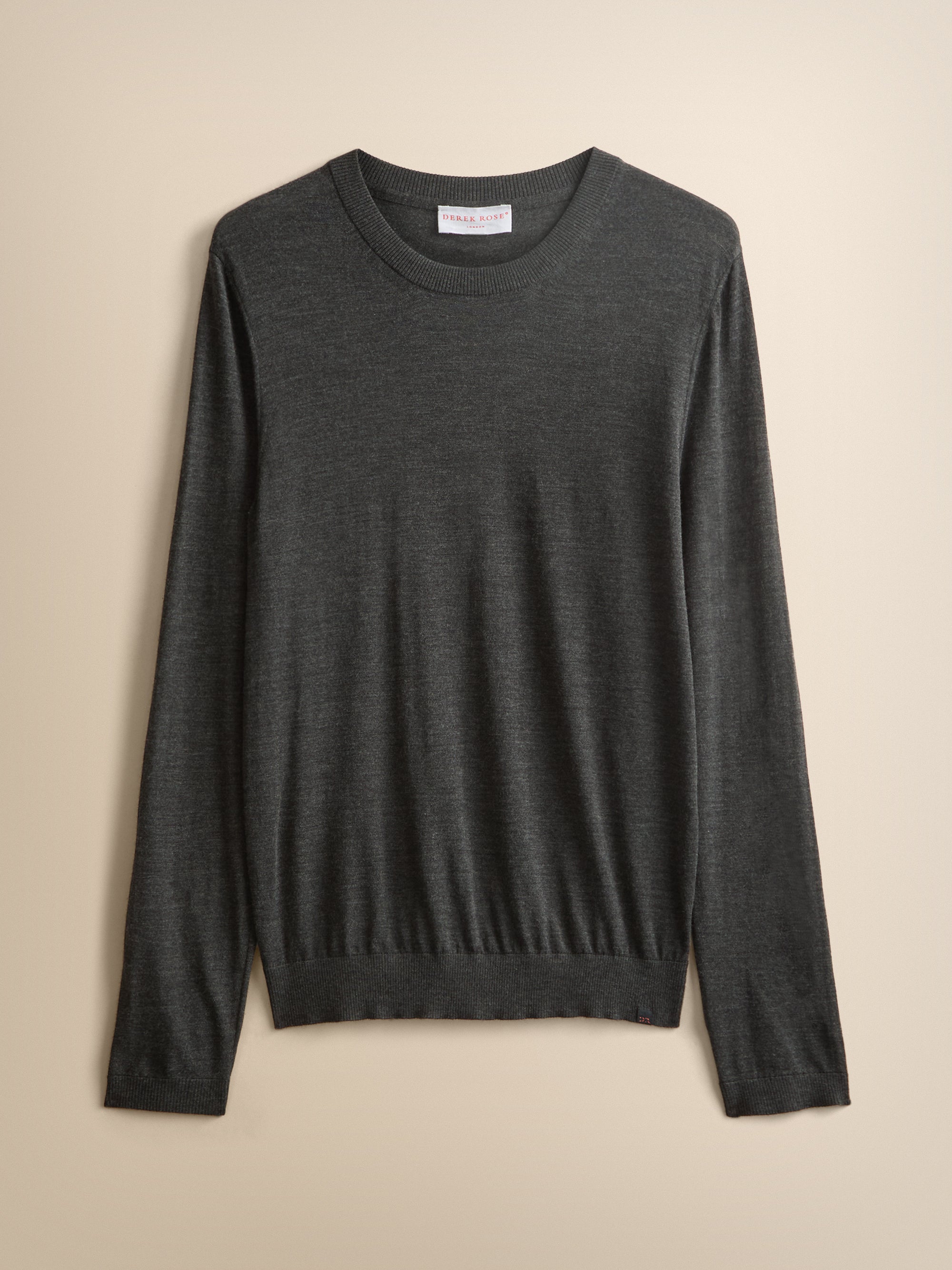 Orson Superfine Merino Wool Sweater Charcoal Gray