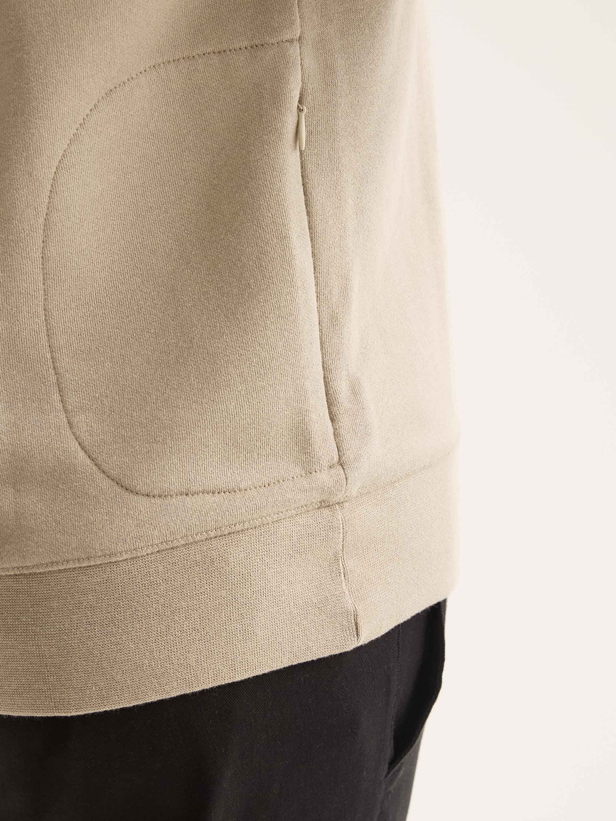 Men's Half-Zip Pullover Quinn Cotton Modal Taupe