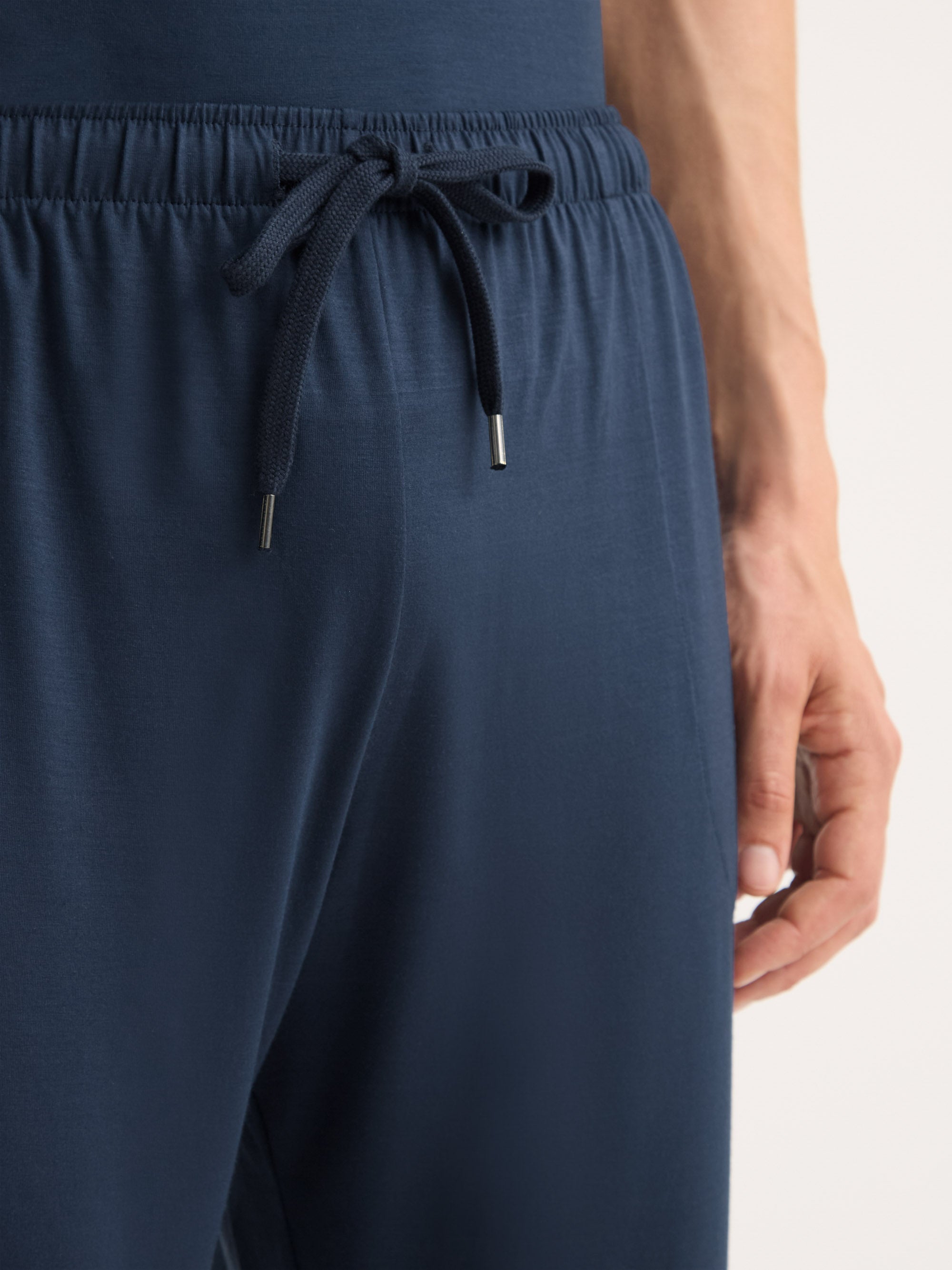 Men's Lounge Trousers Basel Micro Modal Stretch Navy