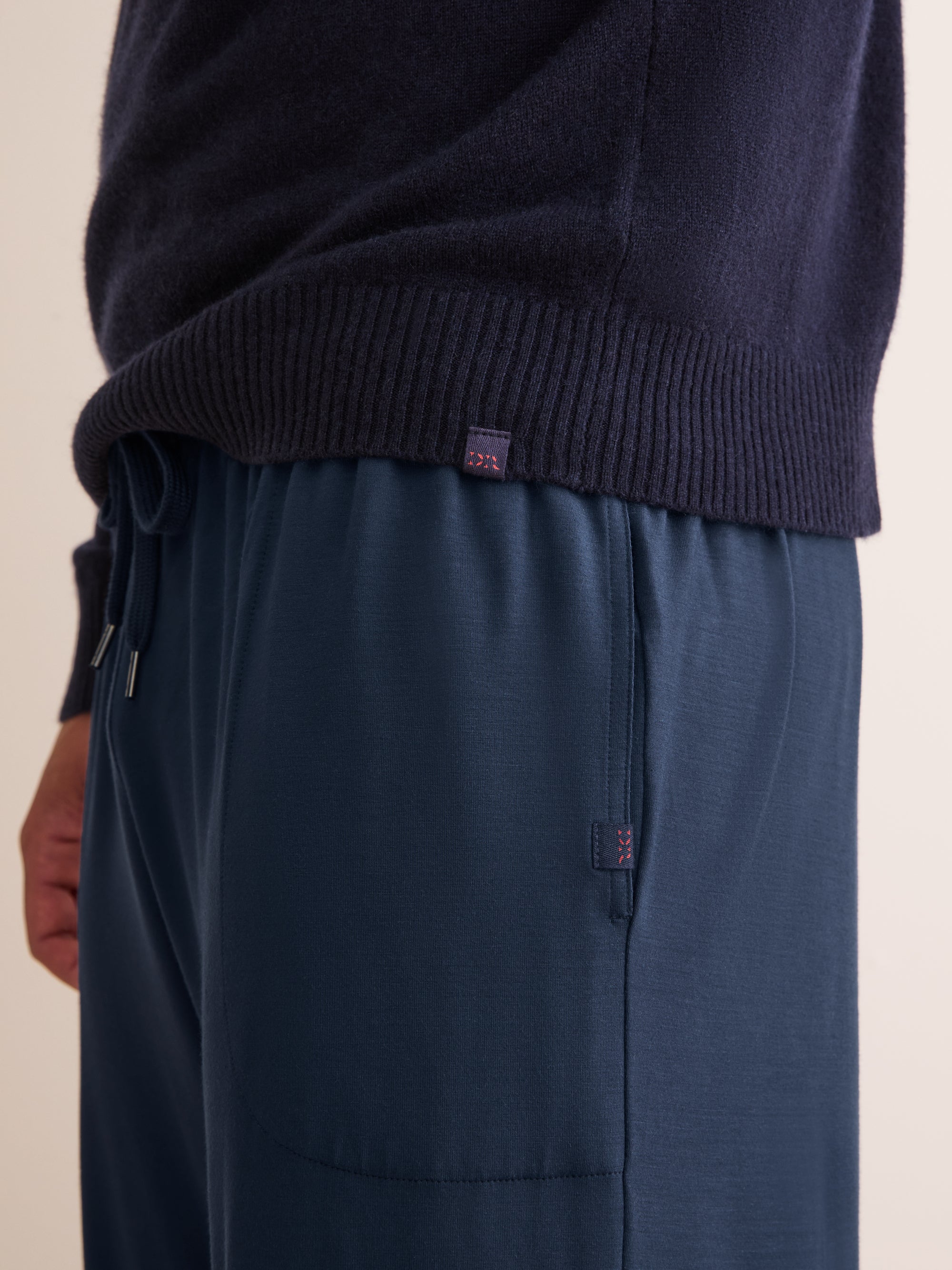 Men's Lounge Pants Basel Micro Modal Stretch Navy
