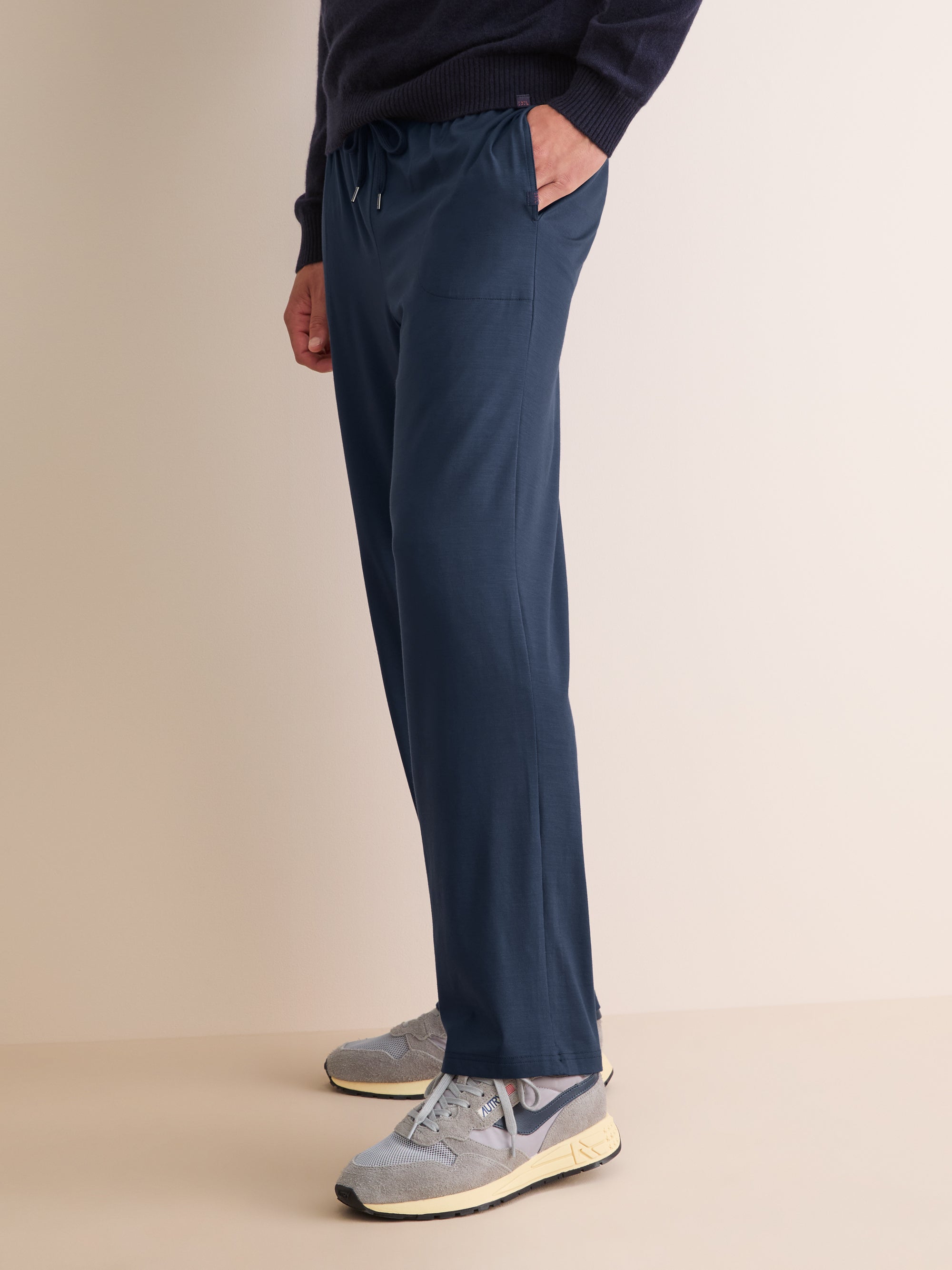 Men's Lounge Pants Basel Micro Modal Stretch Navy