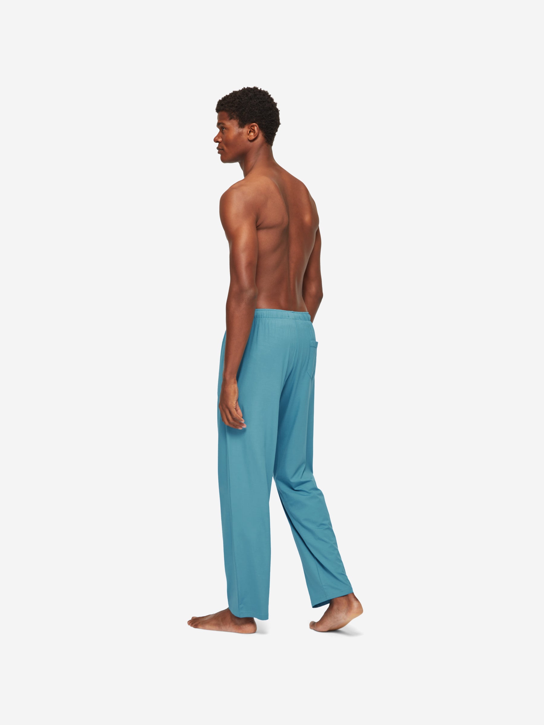Men's Lounge Trousers Basel Micro Modal Stretch Harbour Blue