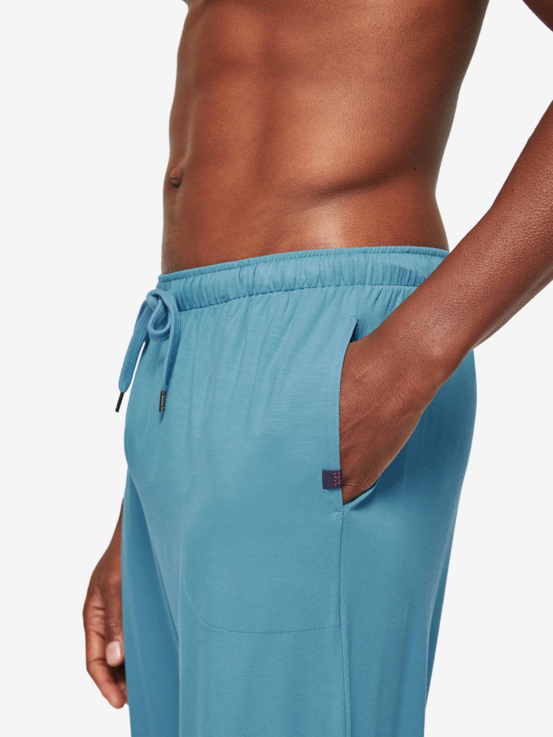 Men's Lounge Trousers Basel Micro Modal Stretch Harbour Blue