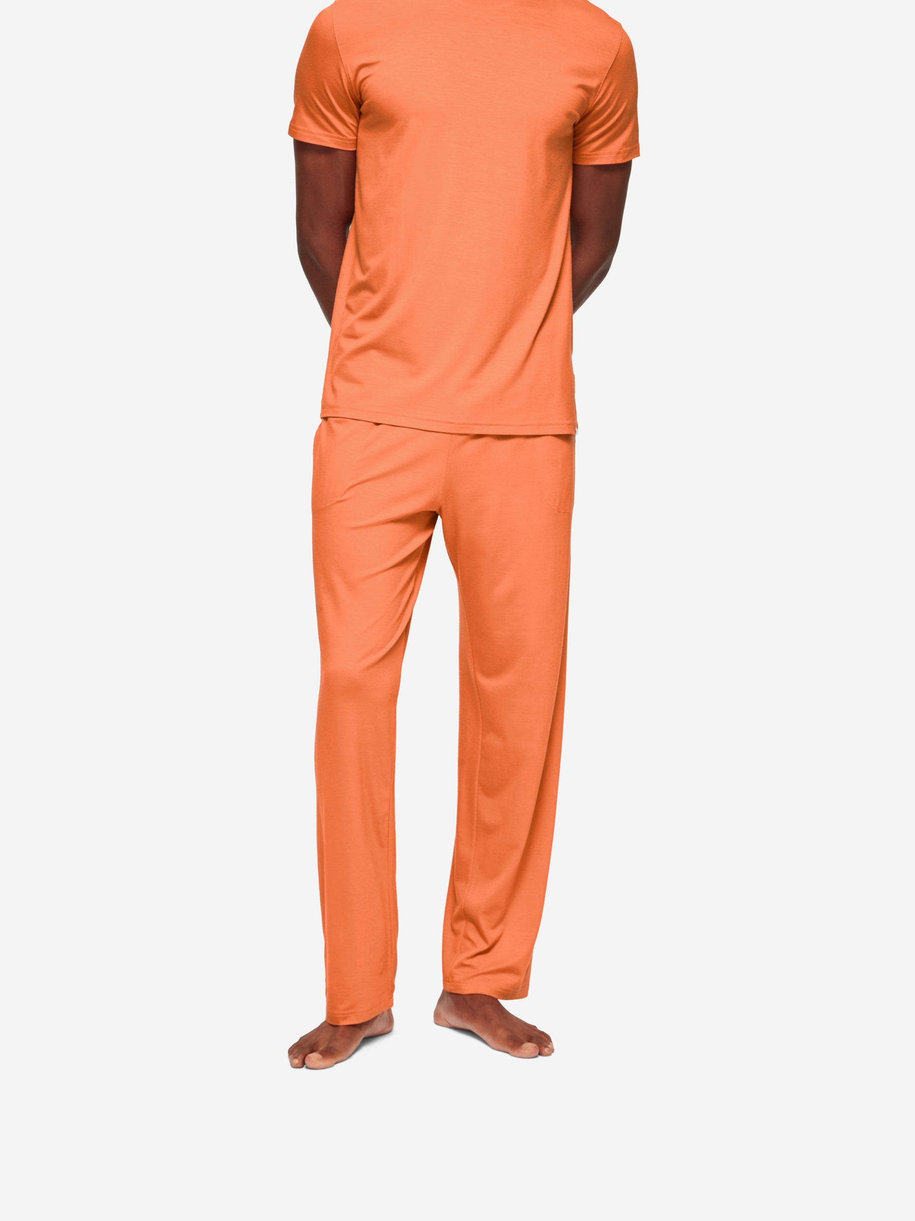 Men's Lounge Trousers Basel Micro Modal Stretch Orange