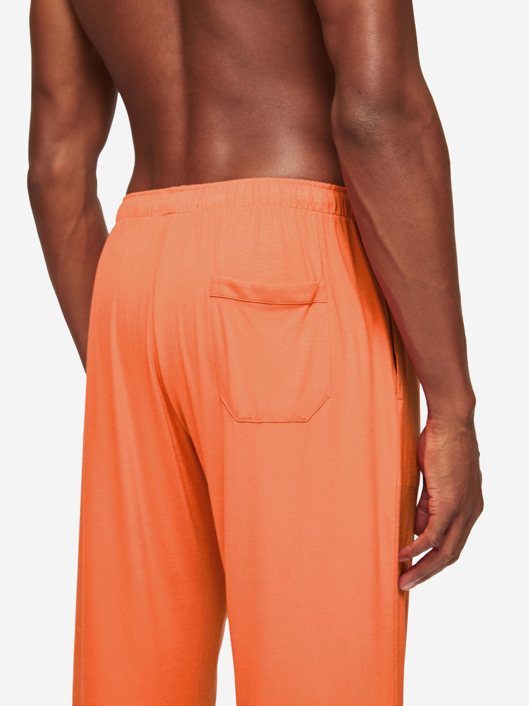 Men's Lounge Trousers Basel Micro Modal Stretch Orange
