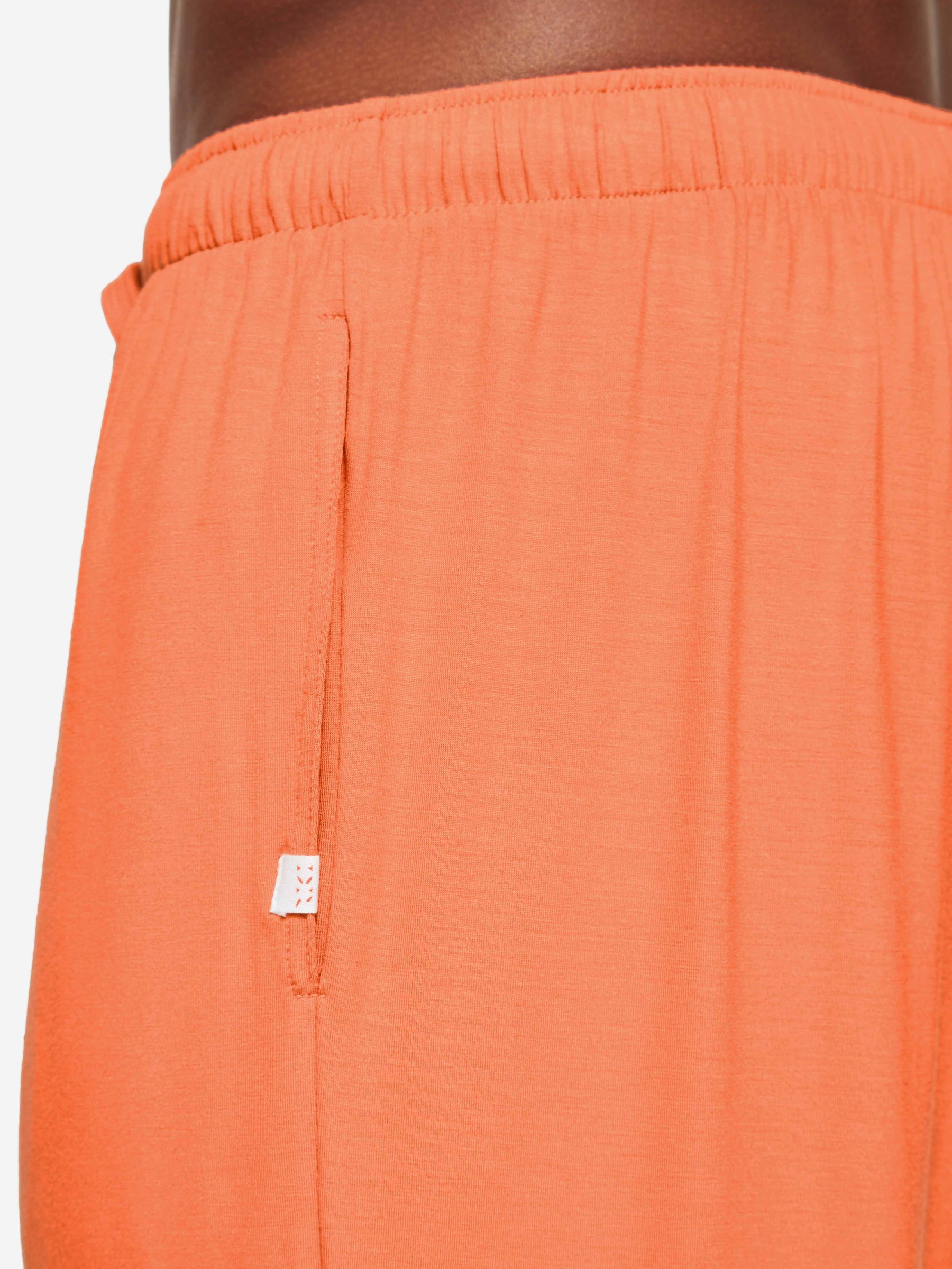 Men's Lounge Trousers Basel Micro Modal Stretch Orange