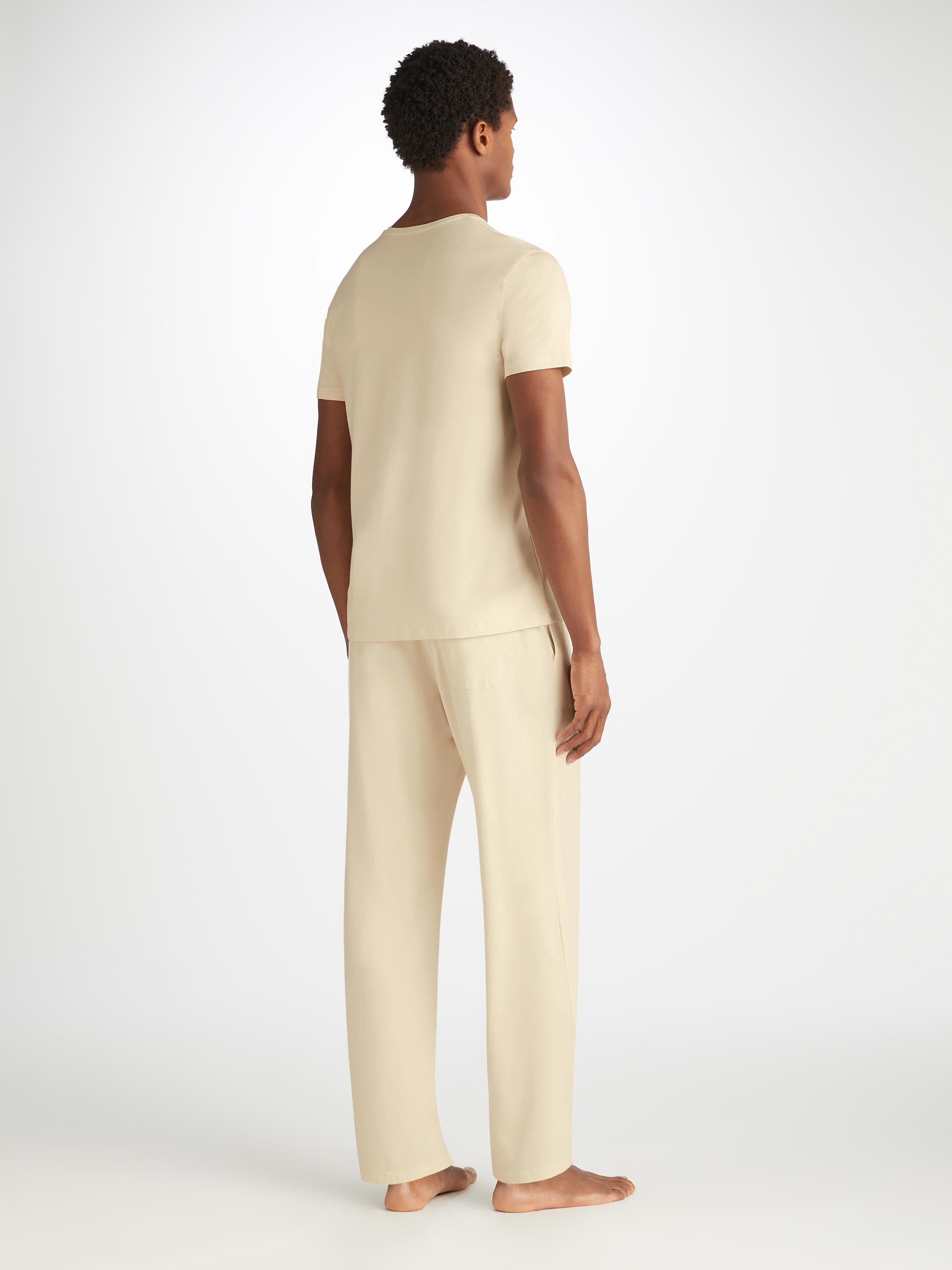 Men's Lounge Trousers Basel Micro Modal Stretch Ecru