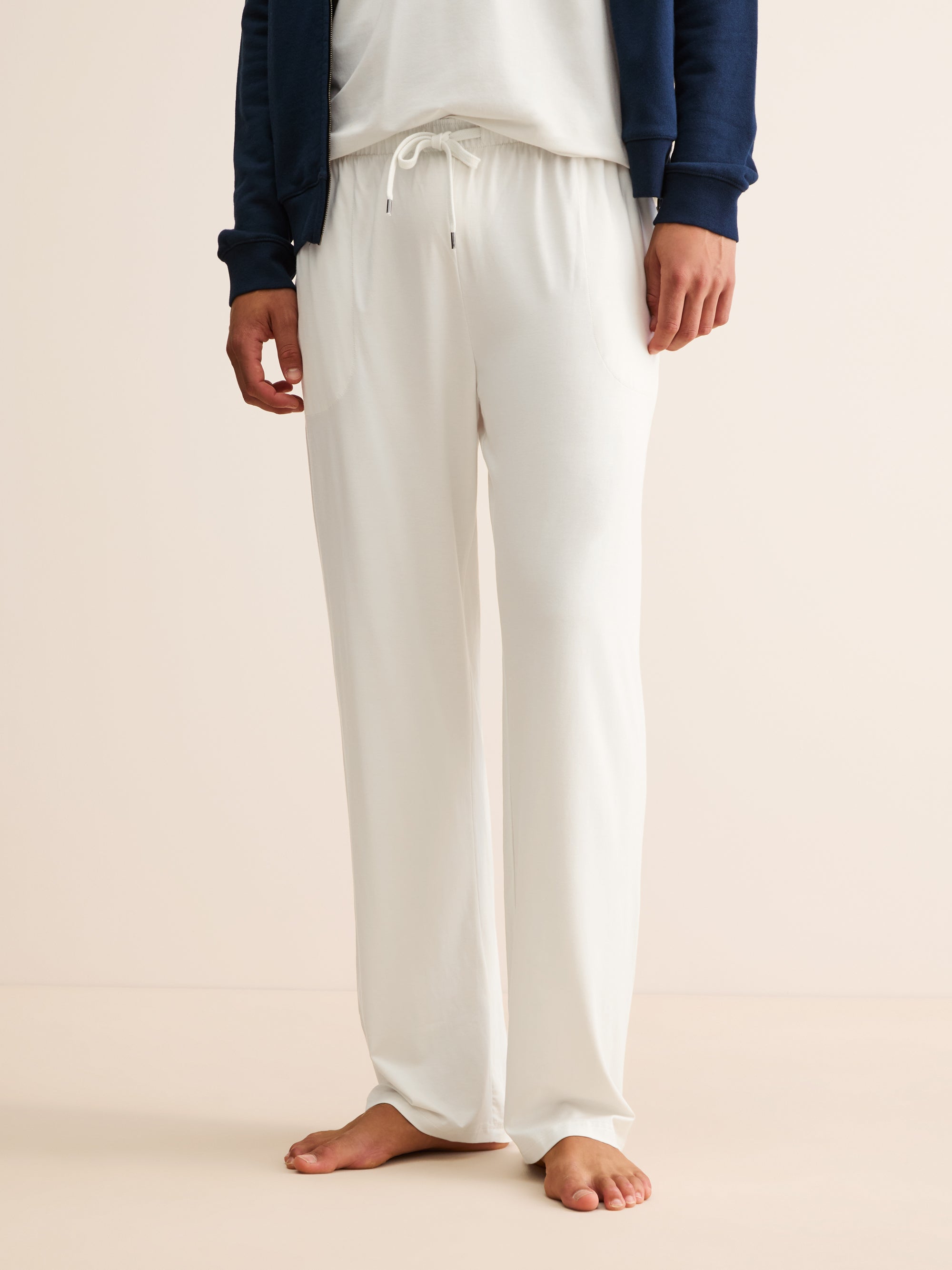 Men's Lounge Trousers Basel Micro Modal Stretch Vanilla