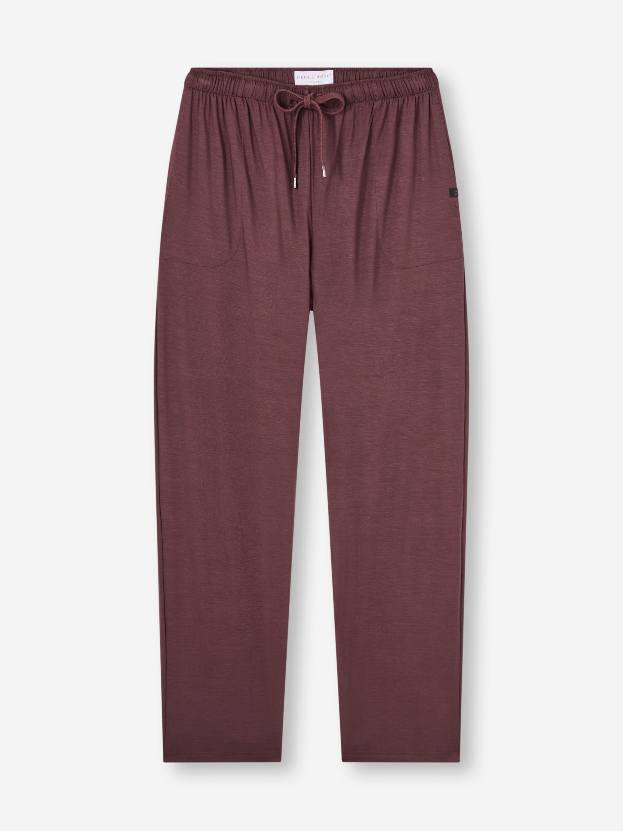 Men's Lounge Trousers Basel Micro Modal Stretch Mahogany Brown