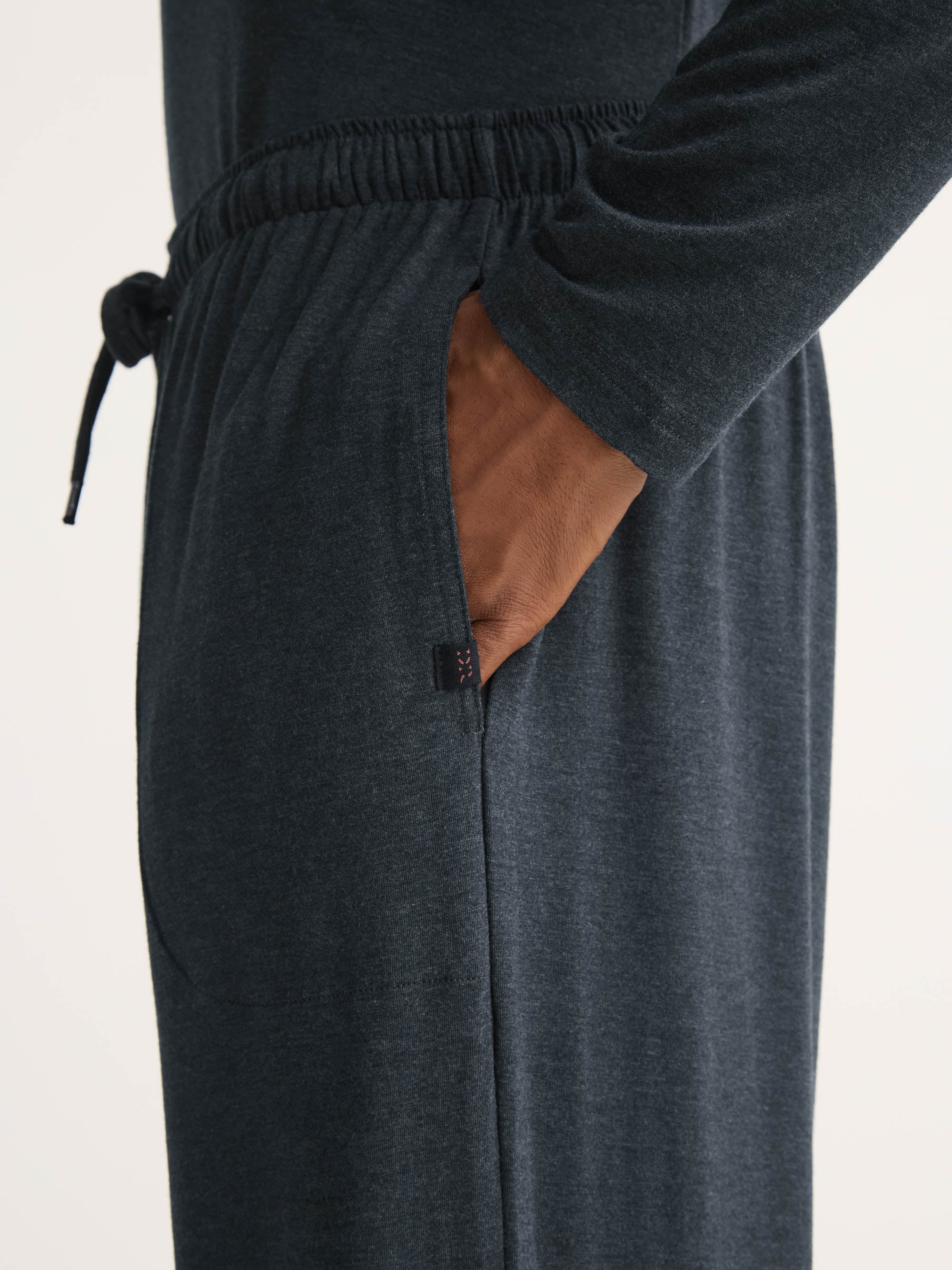 Men's Lounge Trousers Marlowe Micro Modal Stretch Anthracite