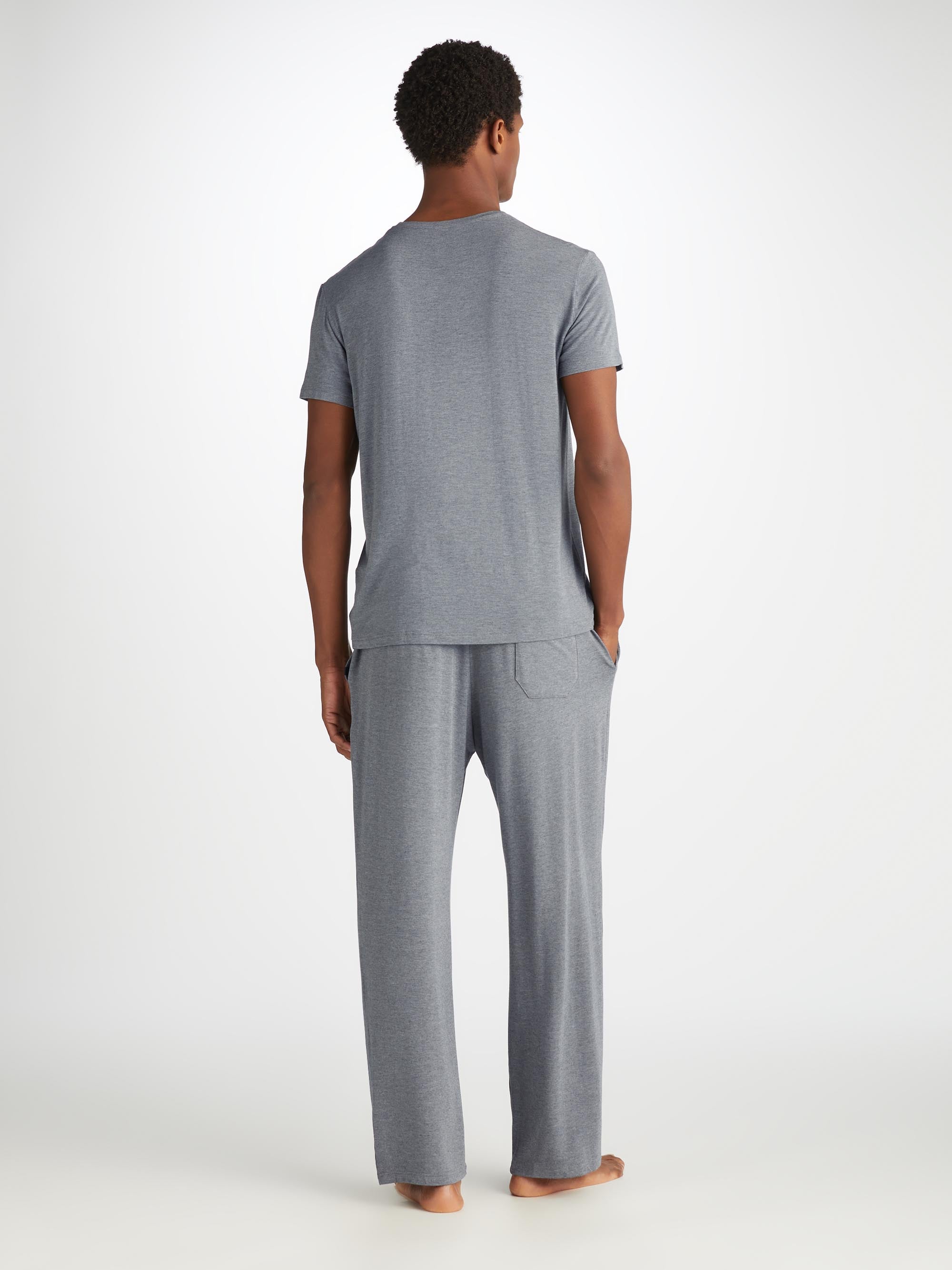 Men's Lounge Trousers Marlowe Micro Modal Stretch Charcoal