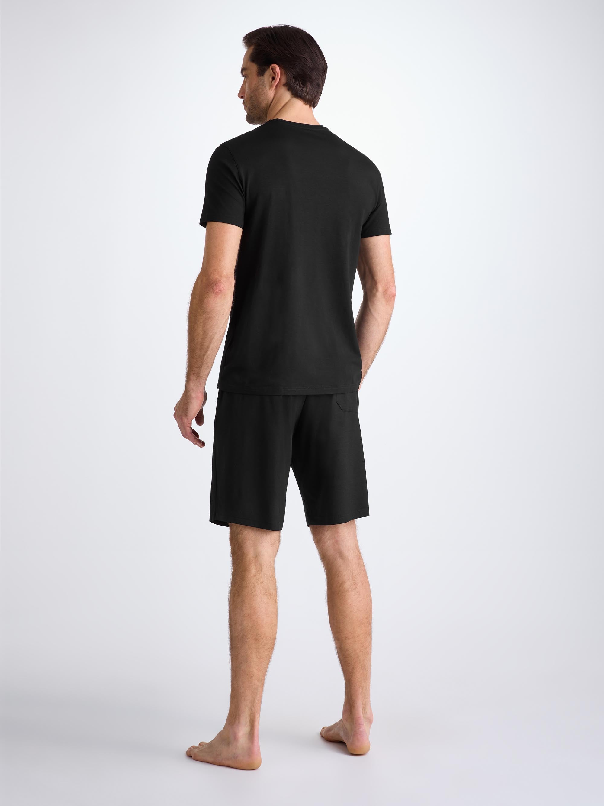 Men's Lounge Shorts Basel Micro Modal Stretch Black