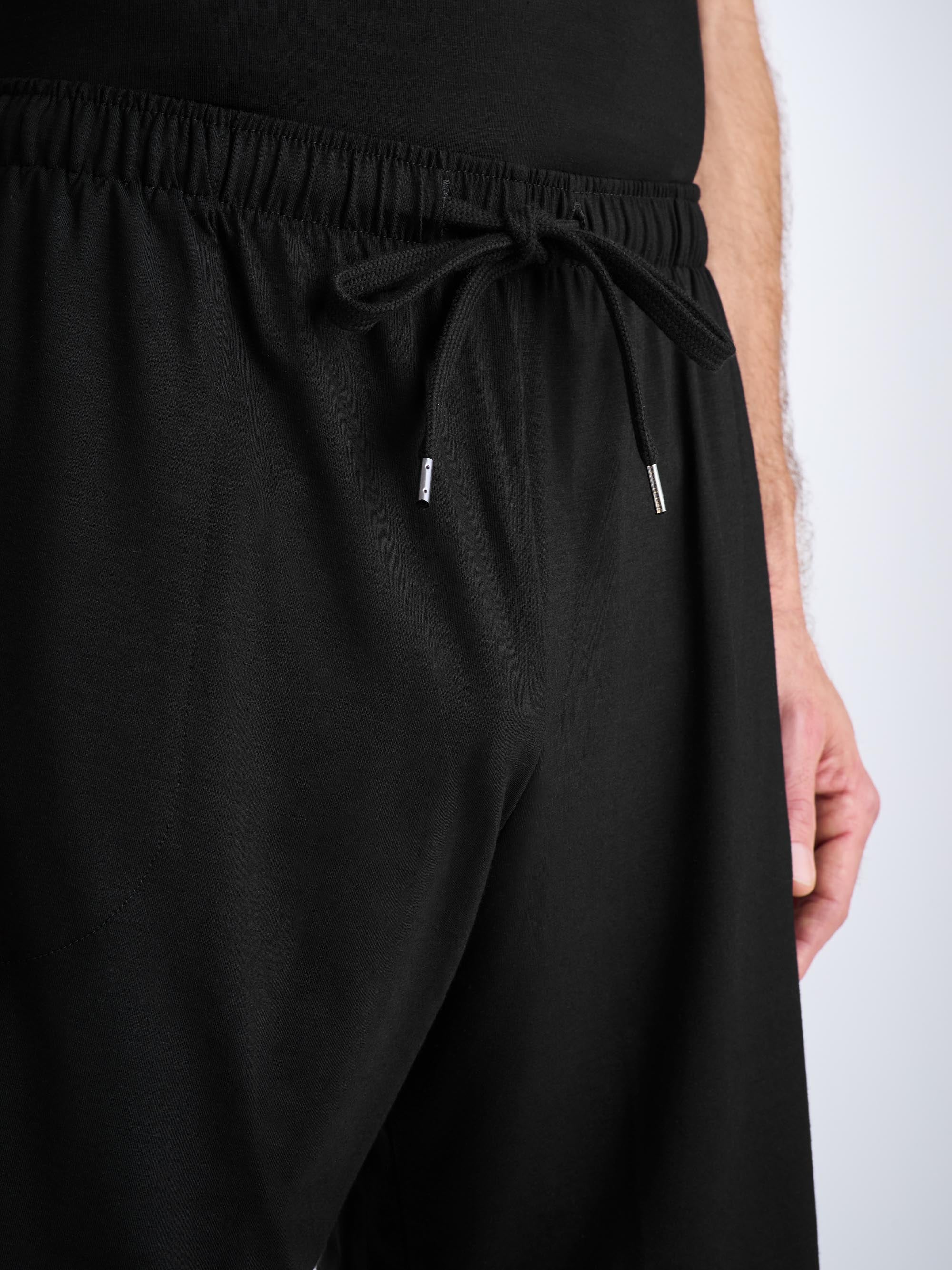 Men's Lounge Shorts Basel Micro Modal Stretch Black