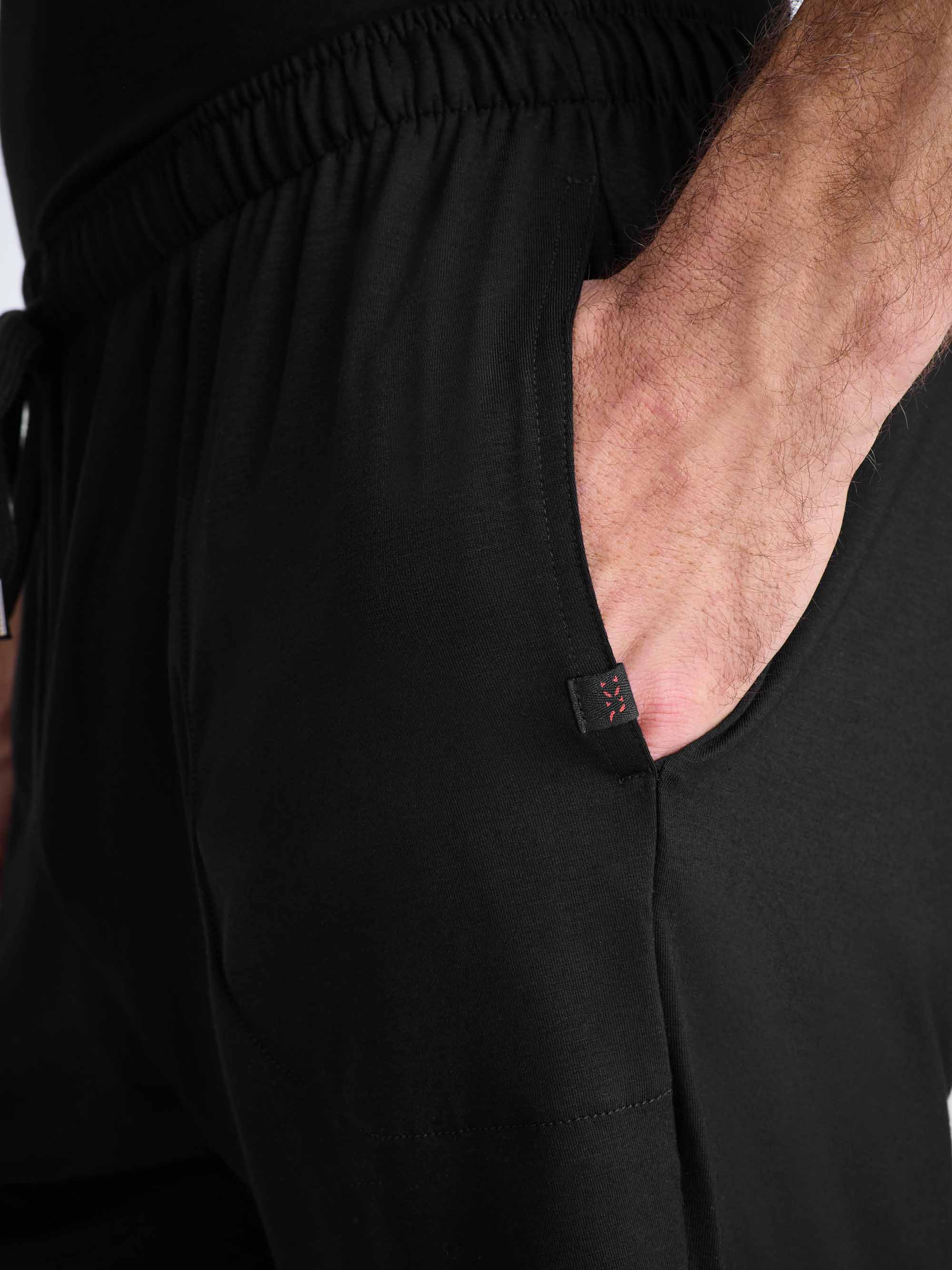 Men's Lounge Shorts Basel Micro Modal Stretch Black