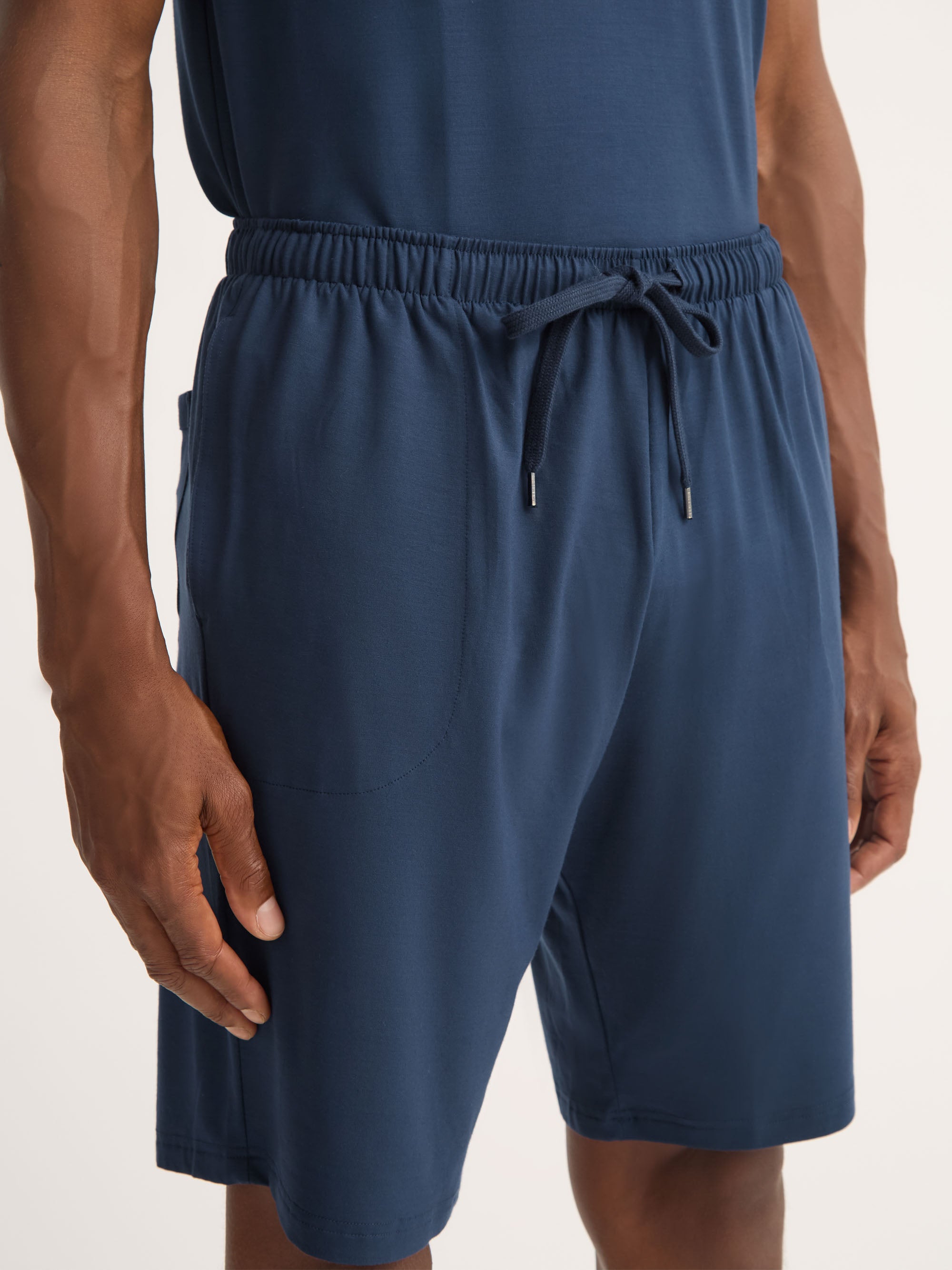 Men's Lounge Shorts Basel Micro Modal Stretch Navy