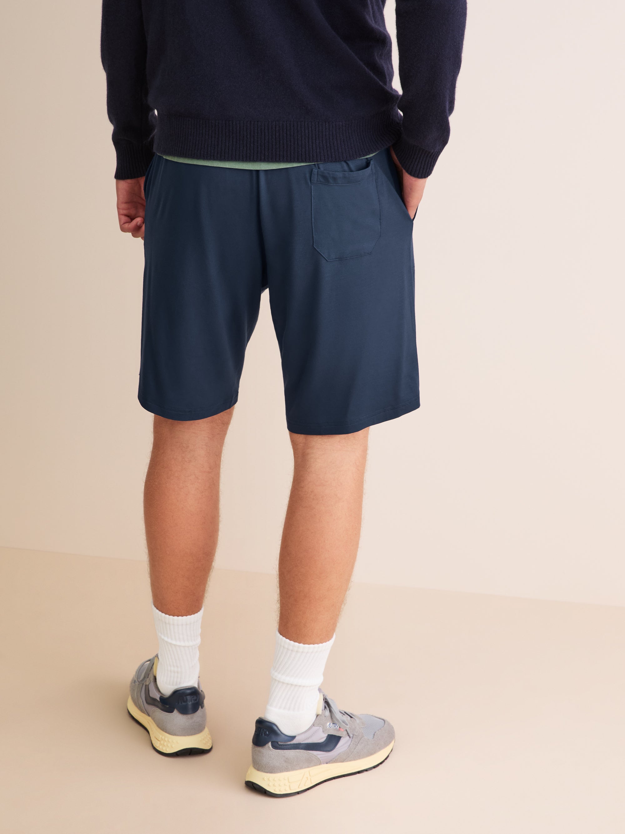 Men's Lounge Shorts Basel Micro Modal Stretch Navy