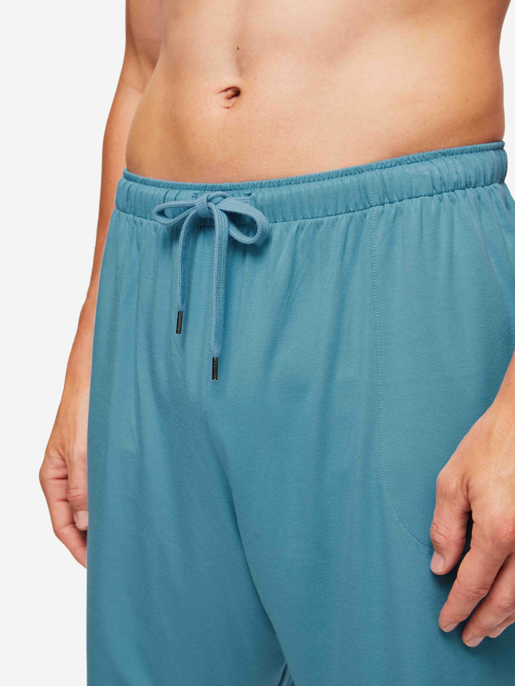 Men's Lounge Shorts Basel Micro Modal Stretch Harbour Blue