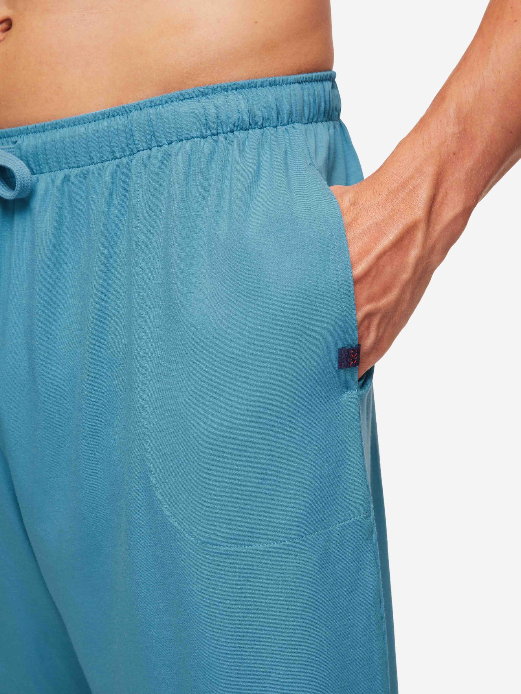 Men's Lounge Shorts Basel Micro Modal Stretch Harbour Blue
