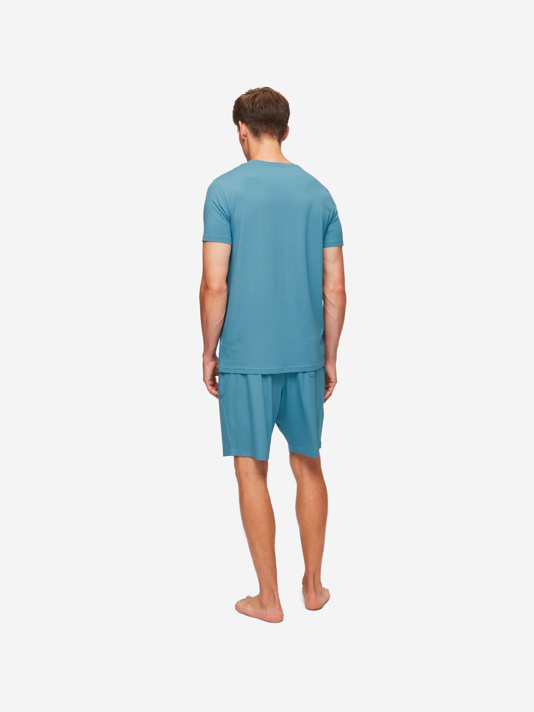 Men's Lounge Shorts Basel Micro Modal Stretch Harbour Blue