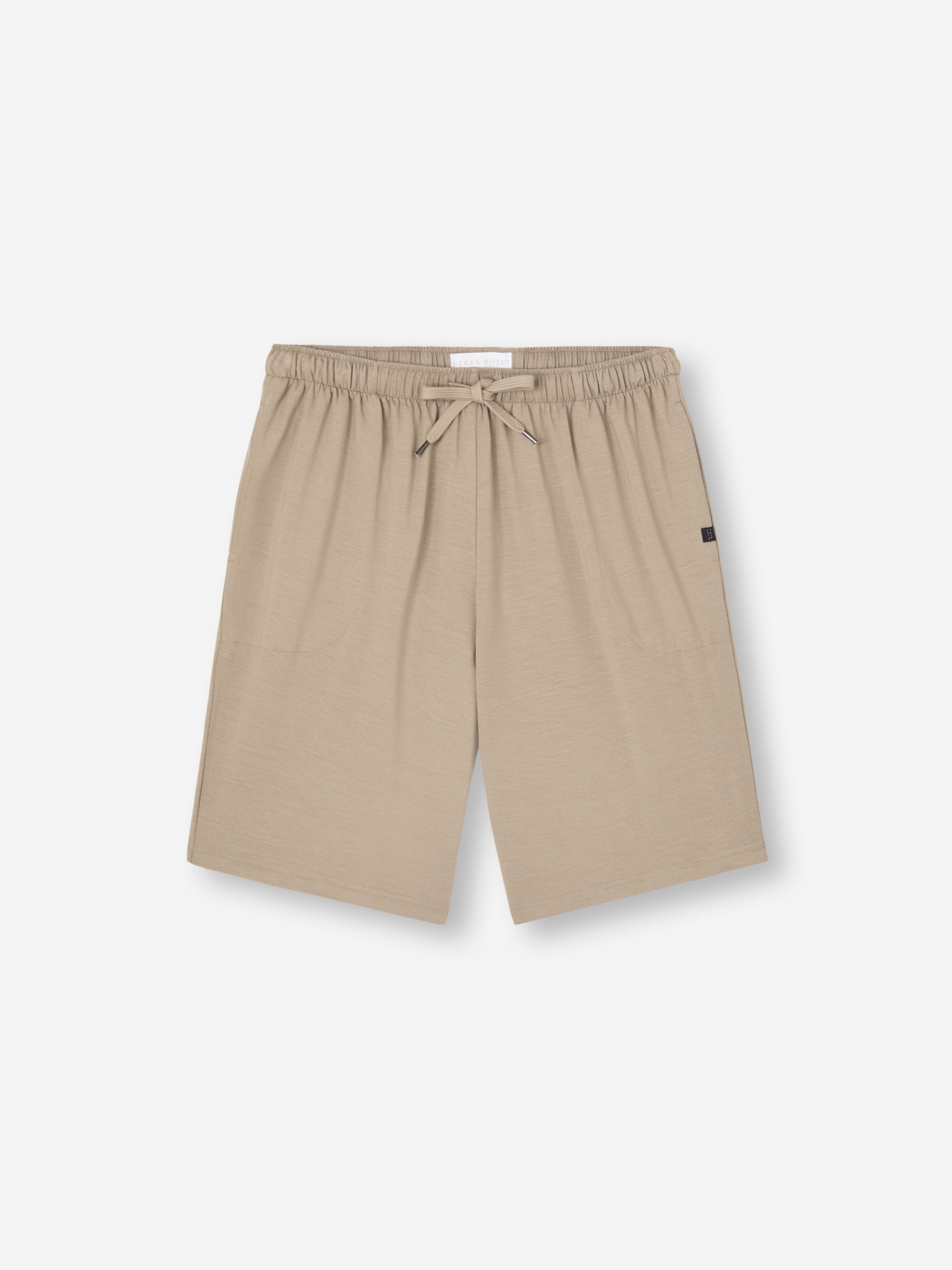 Men's Lounge Shorts Basel Micro Modal Stretch Taupe
