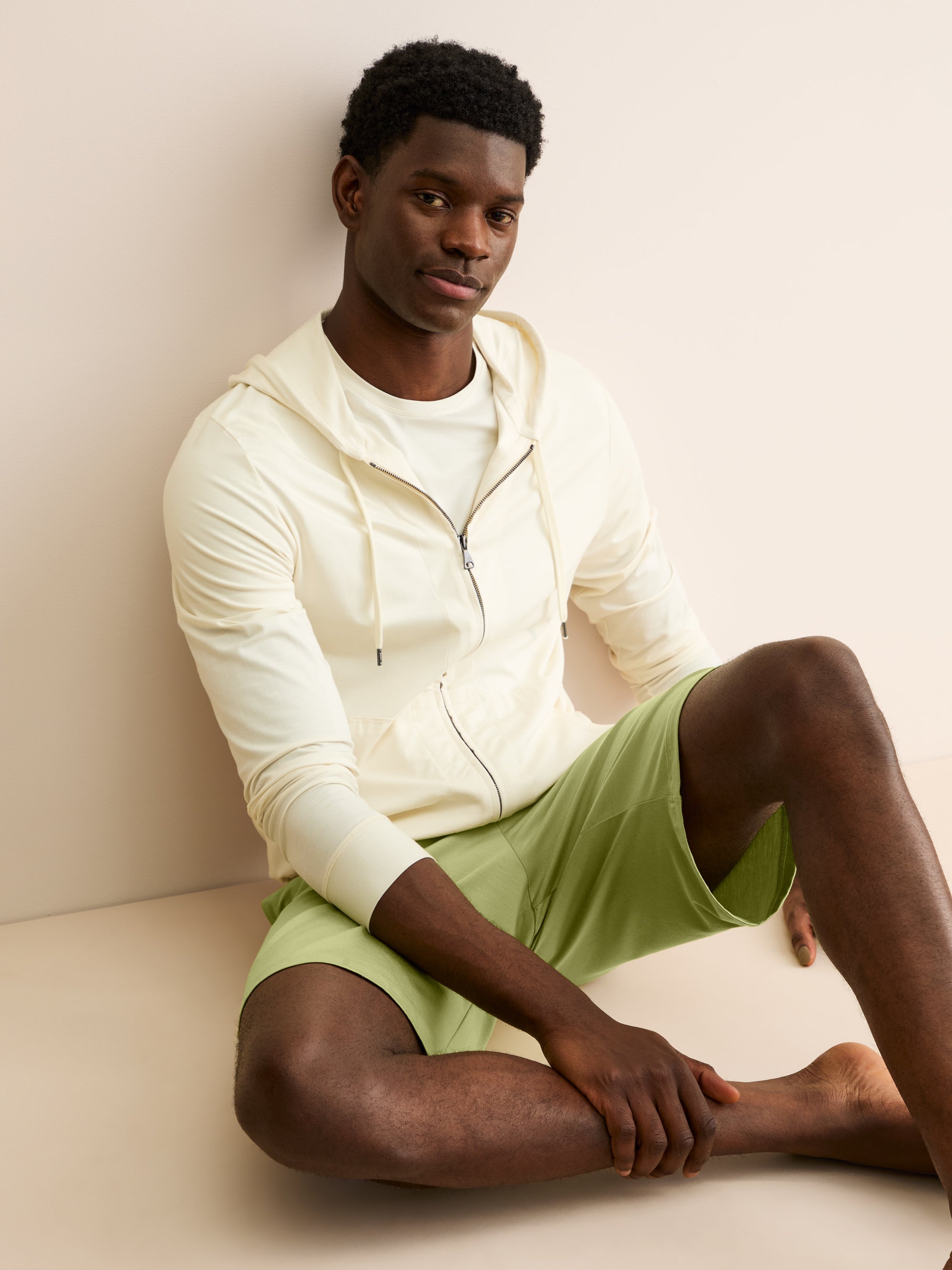 Men's Lounge Shorts Basel Micro Modal Stretch Pear Green