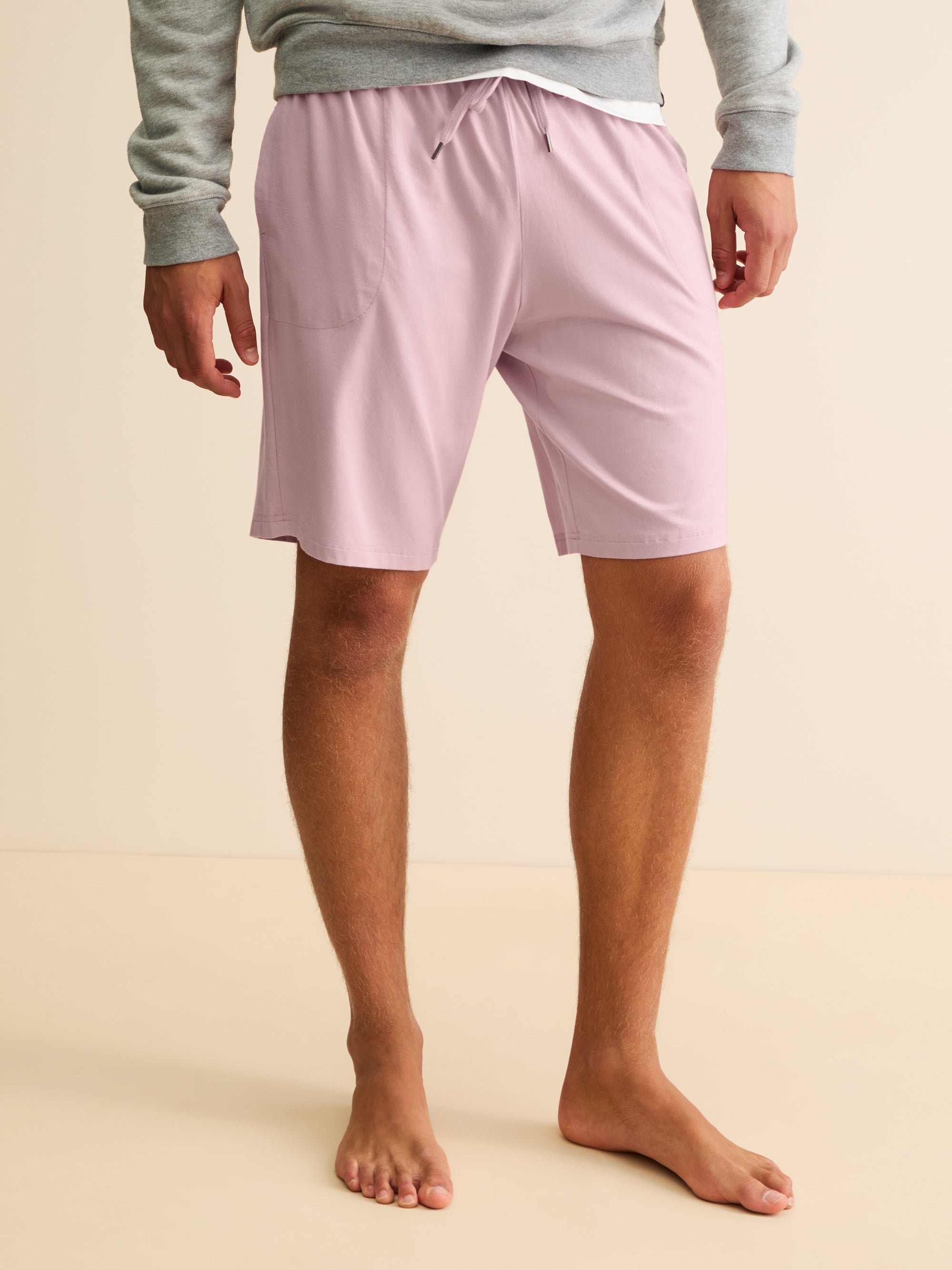Men's Lounge Shorts Basel Micro Modal Stretch Pink