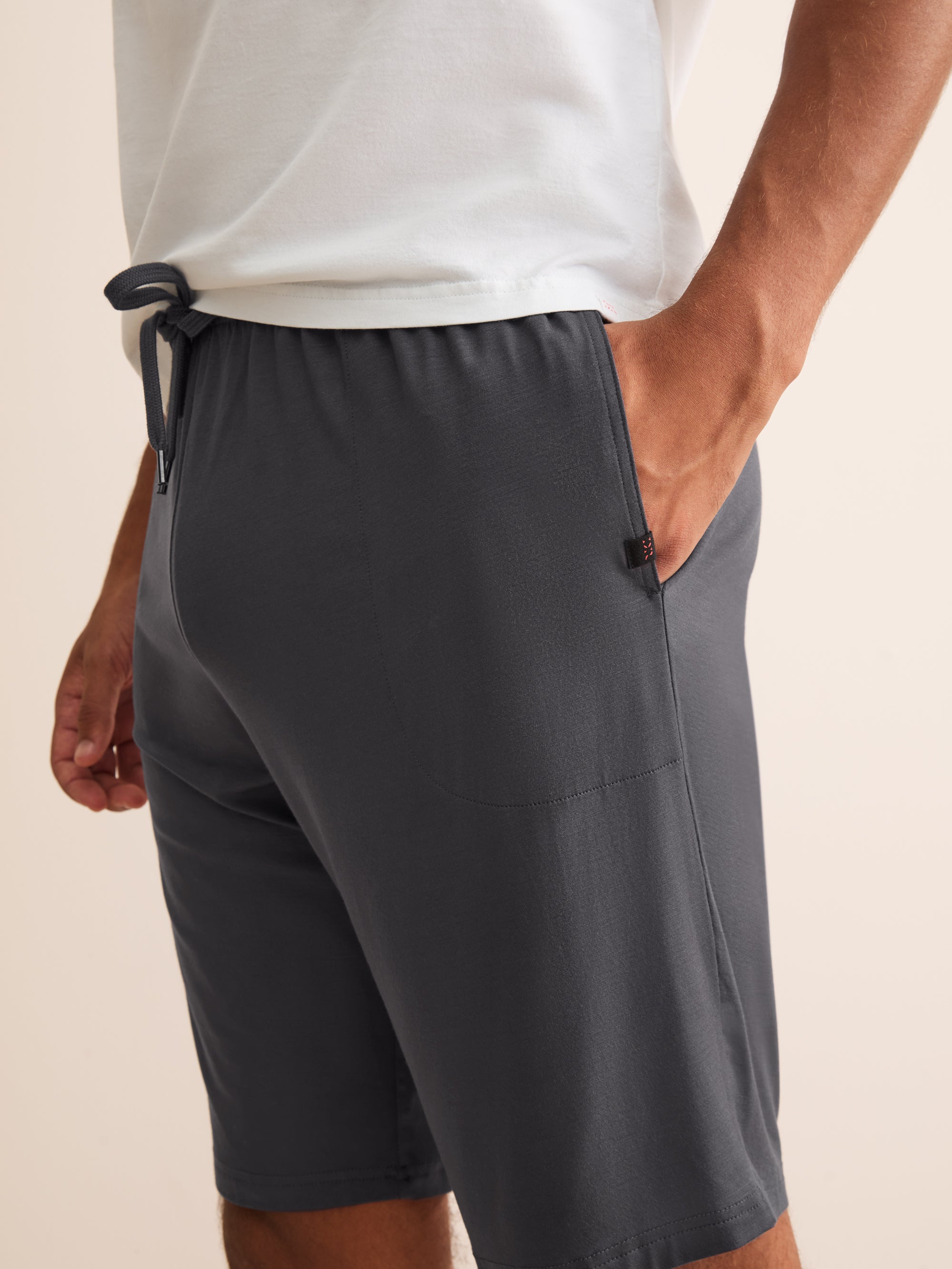 Basel Micro Modal Lounge Shorts Elephant Gray