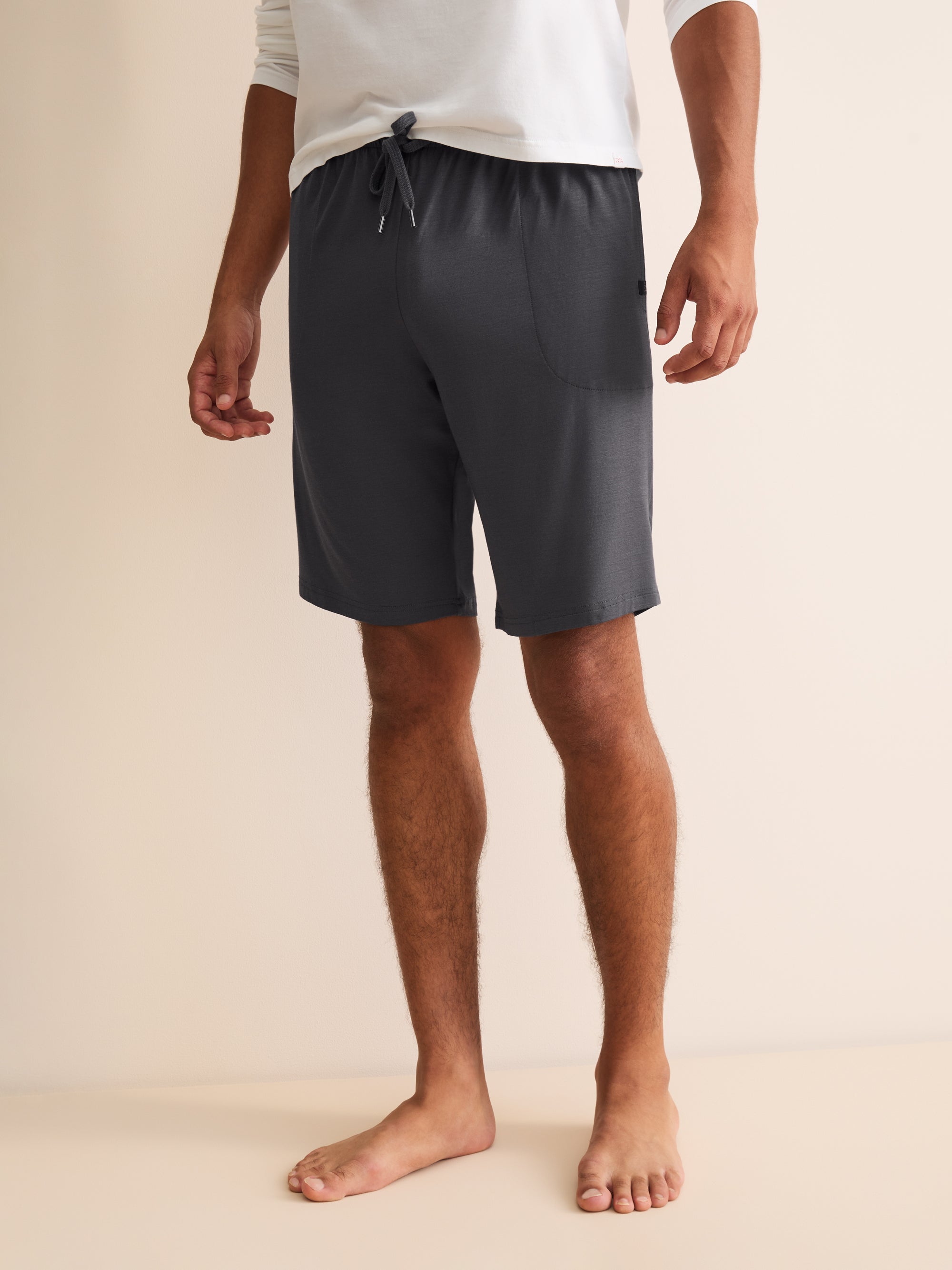 Basel Micro Modal Lounge Shorts Elephant Gray