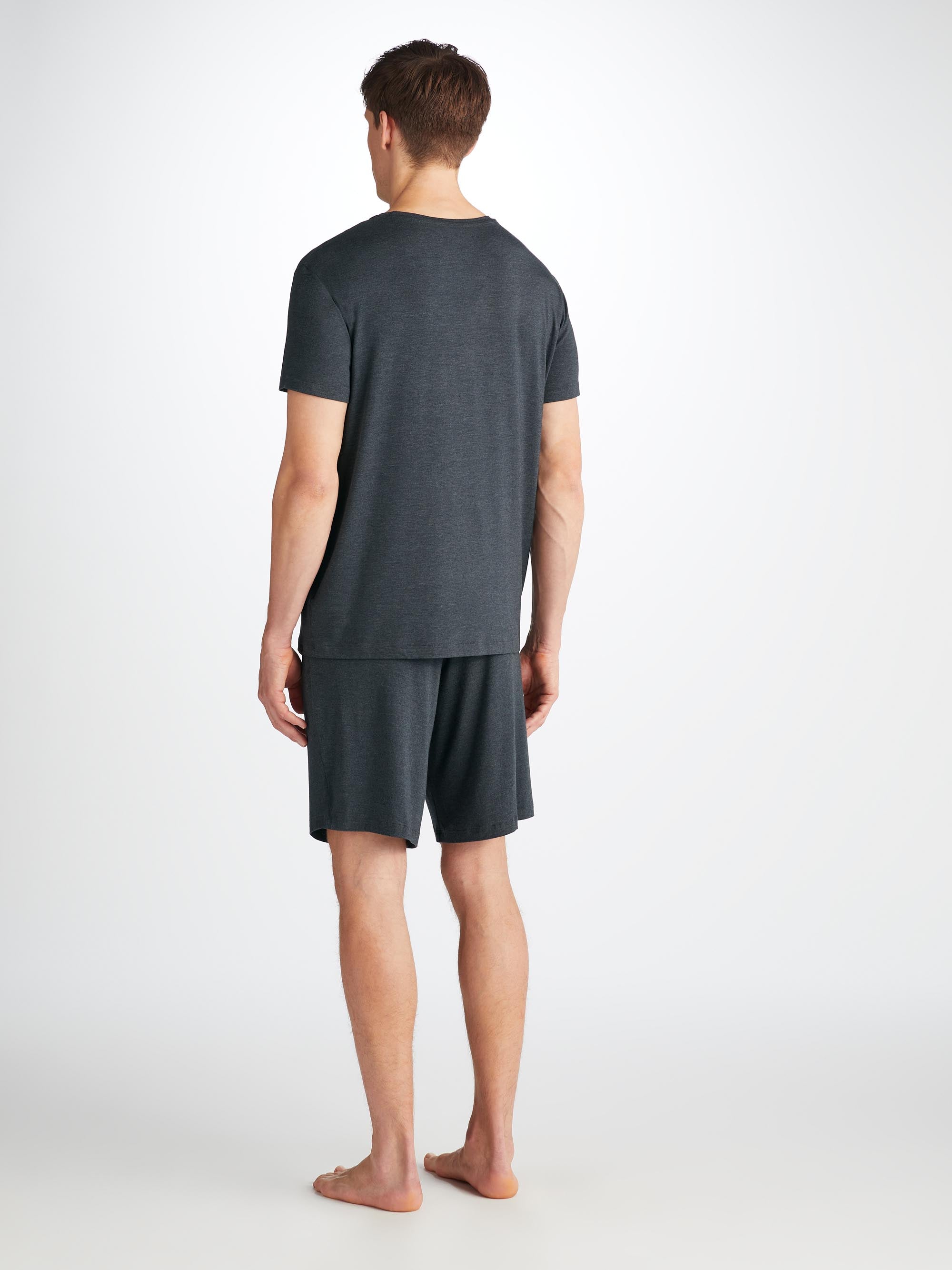 Men's Lounge Shorts Marlowe Micro Modal Stretch Anthracite